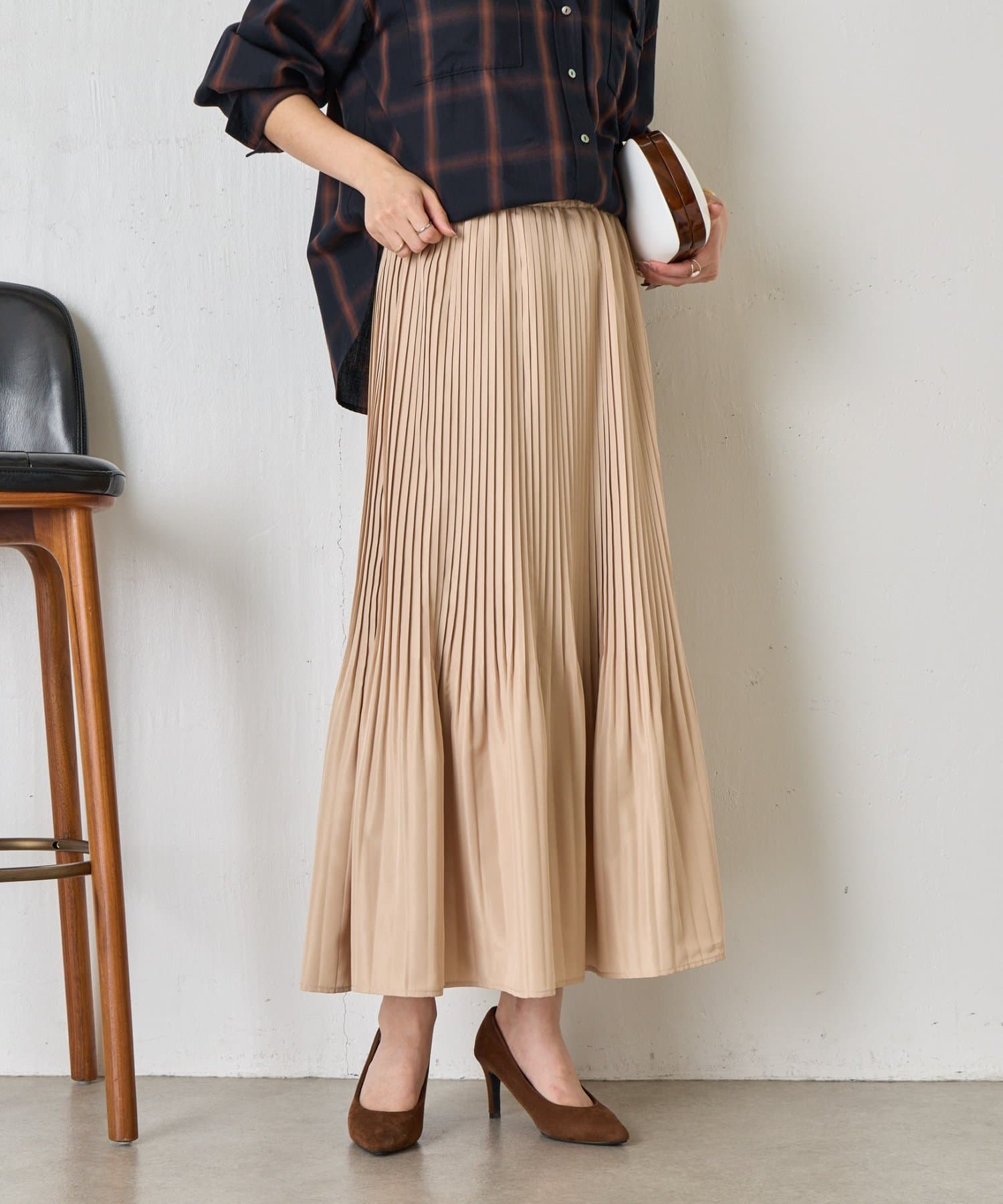 Jena　espace merveilleux(ジェナ　エスパスメルヴェイユ) プリーツスカート