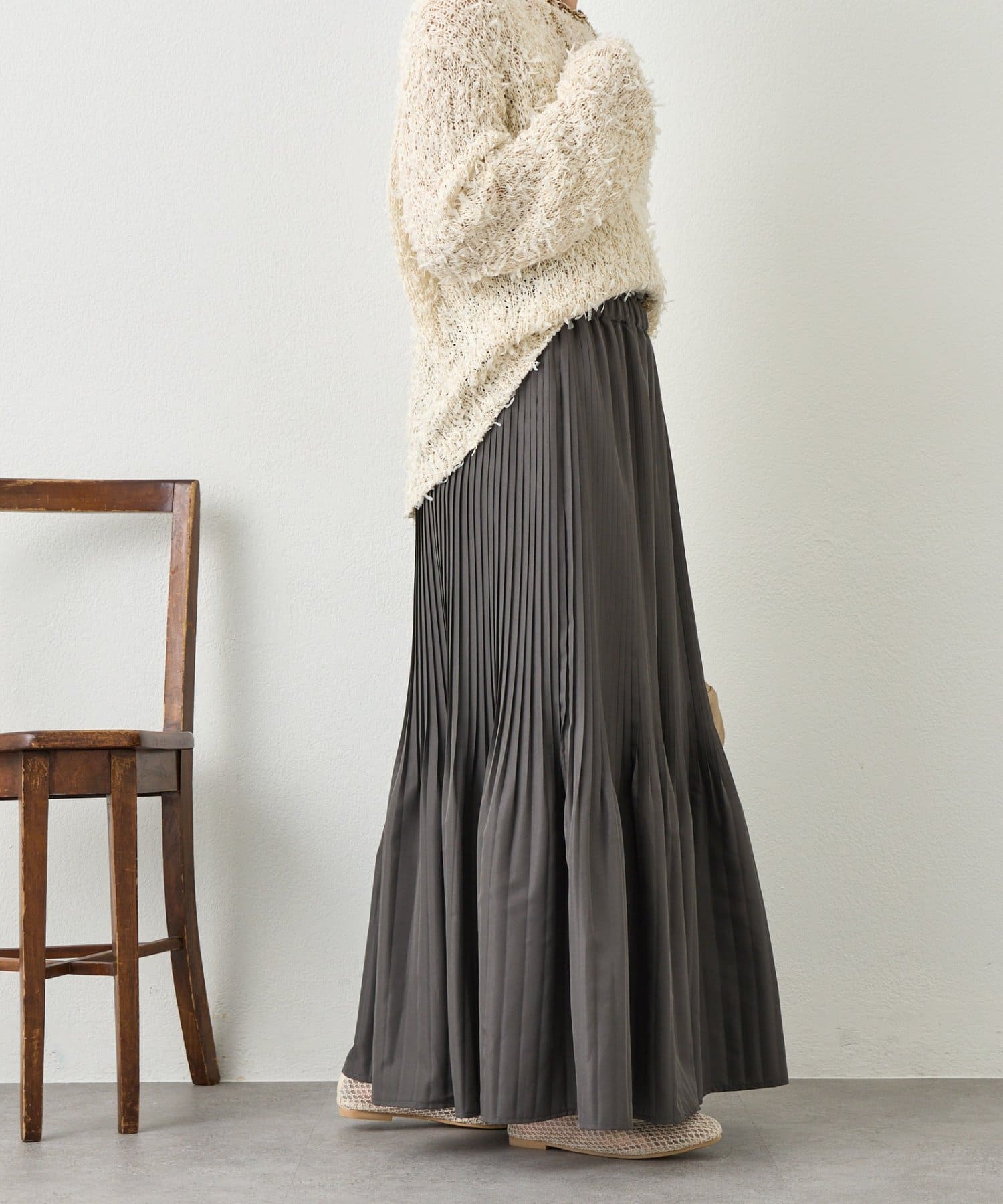 Jena　espace merveilleux(ジェナ　エスパスメルヴェイユ) プリーツスカート