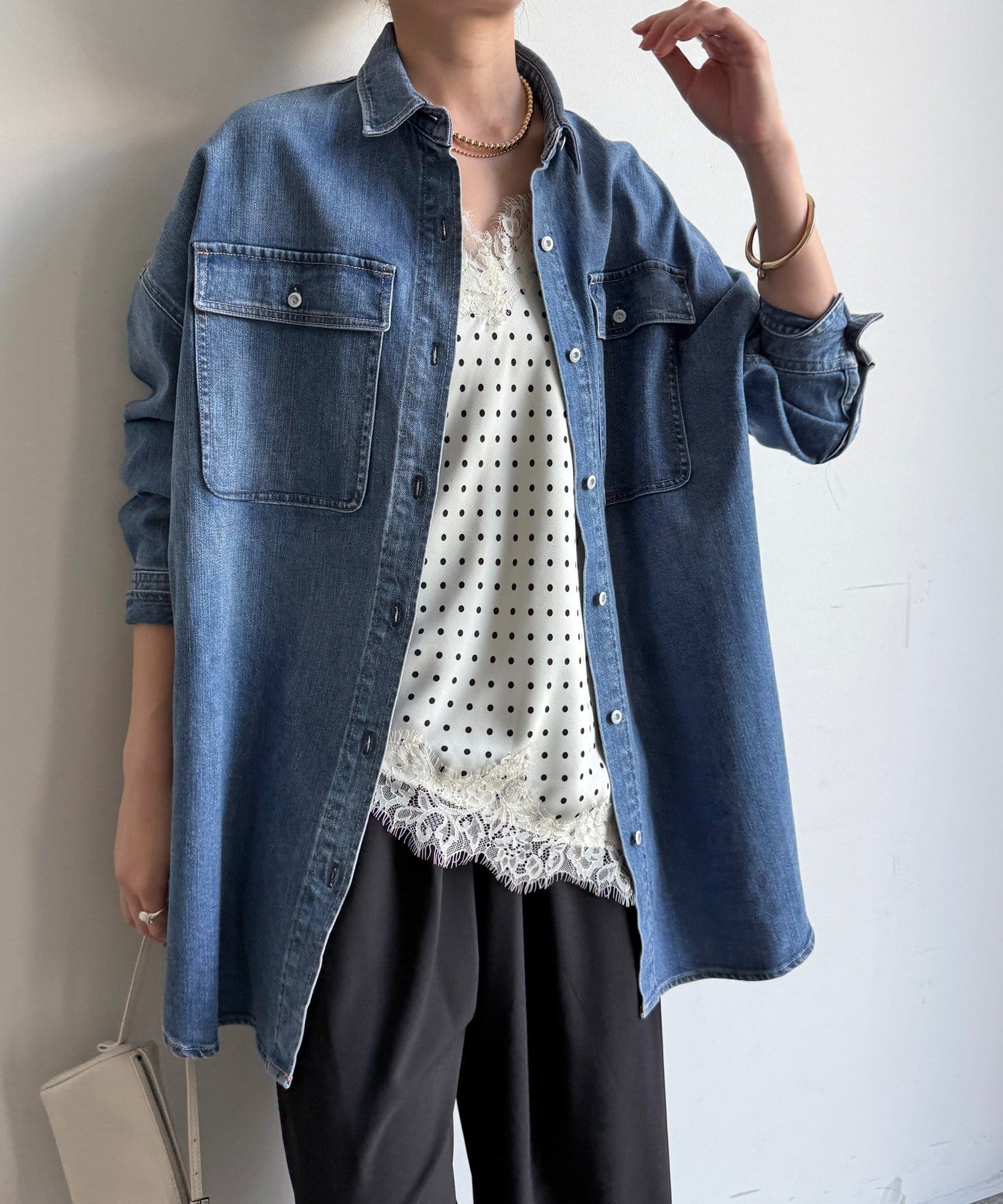 DOUDOU(ドゥドゥ) 【Healthy denim】Almond