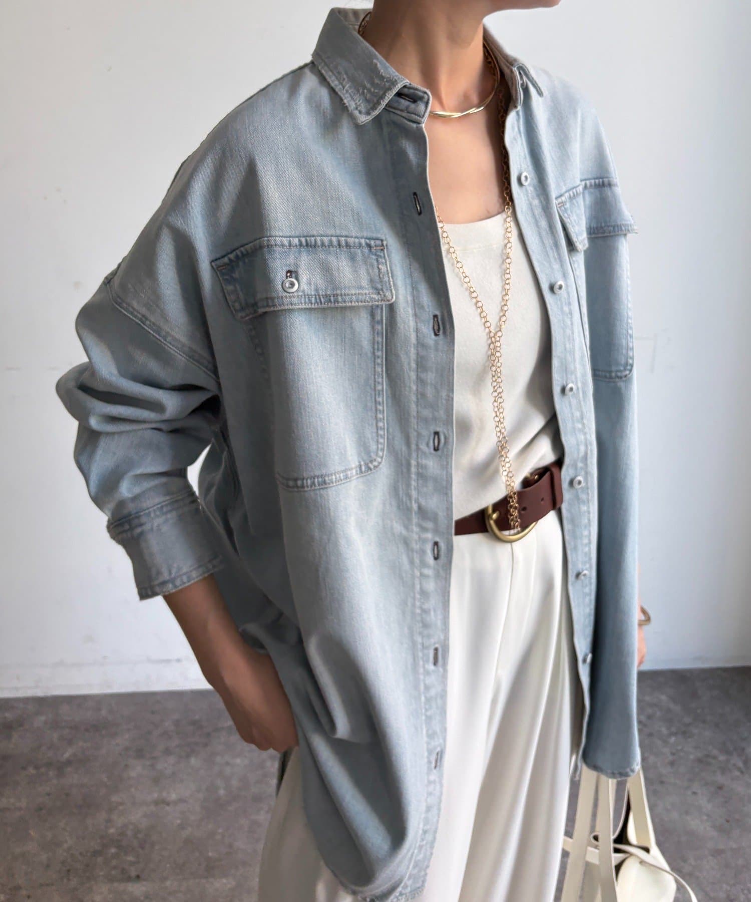 DOUDOU(ドゥドゥ) 【Healthy denim】Almond