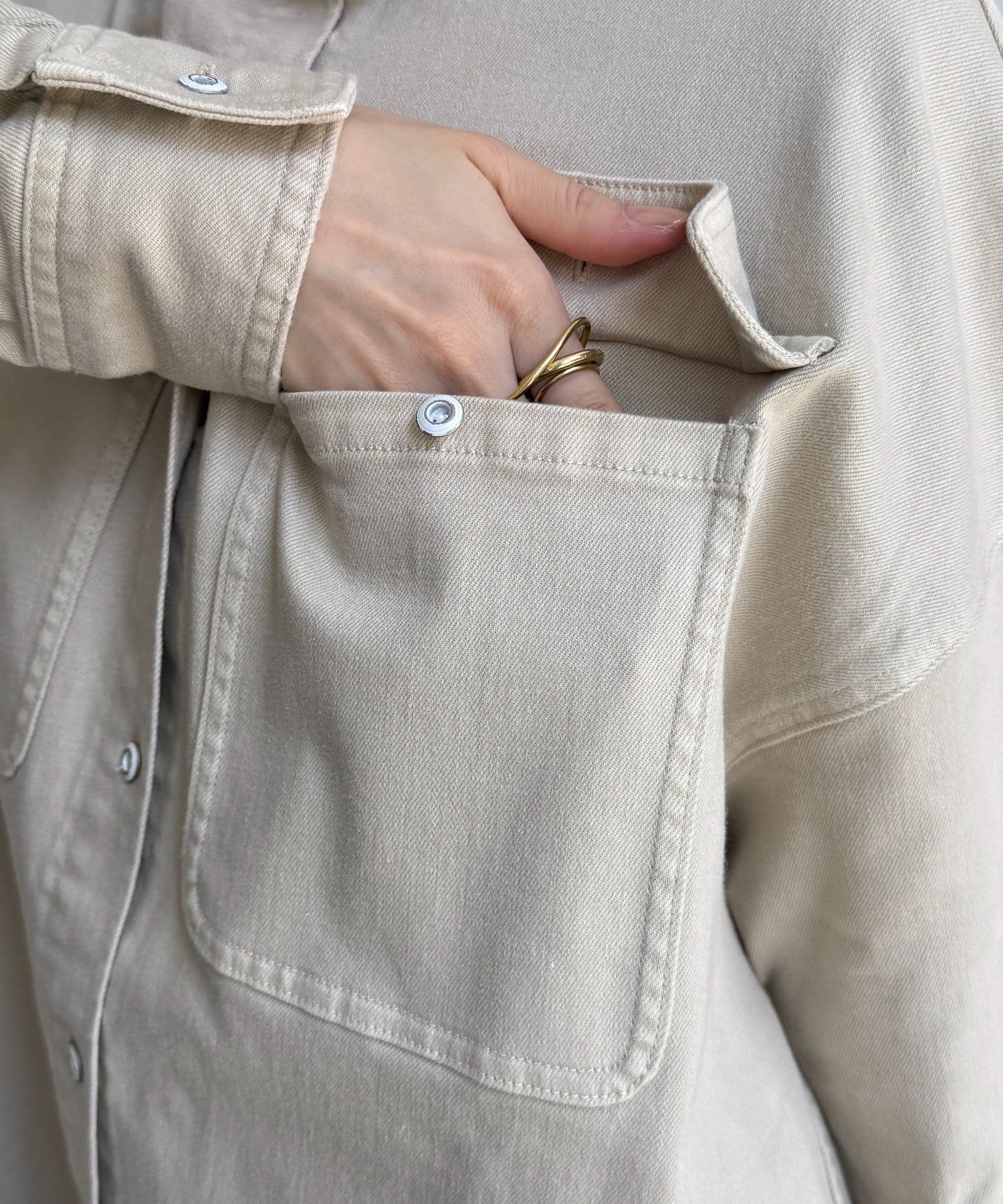 DOUDOU(ドゥドゥ) 【Healthy denim】Almond