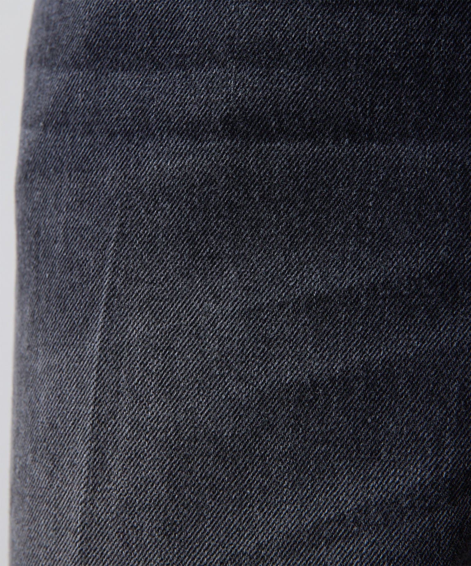 Whim Gazette(ウィム ガゼット) センタープレスブラックデニムパンツ