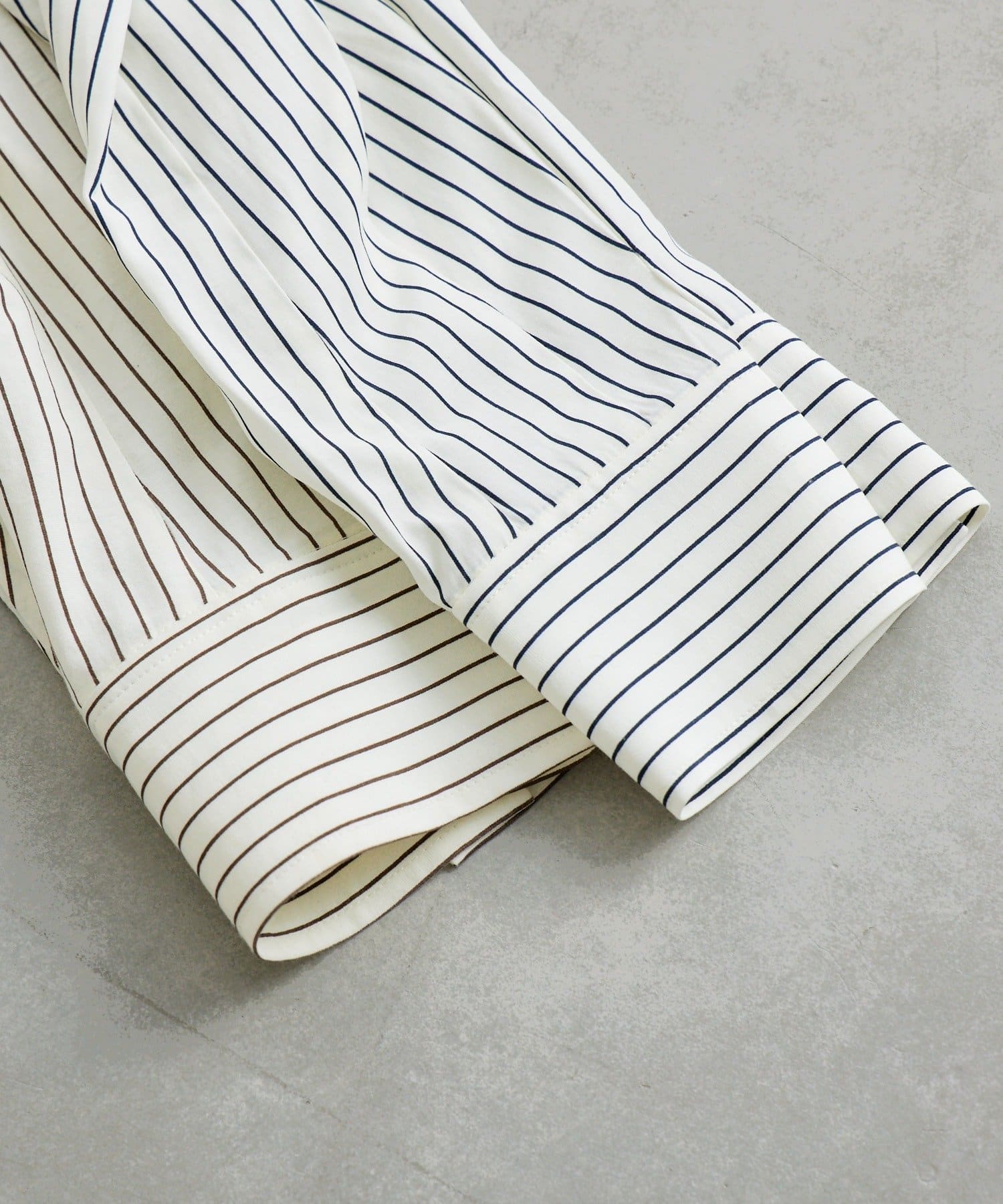 mystic(ミスティック) ボタンレイヤードBIGシャツ