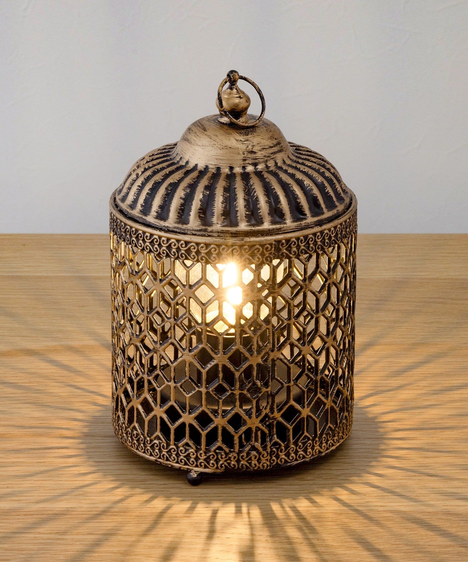 salut!(サリュ) 《WEB限定商品》アンティーク透かしLEDランタン