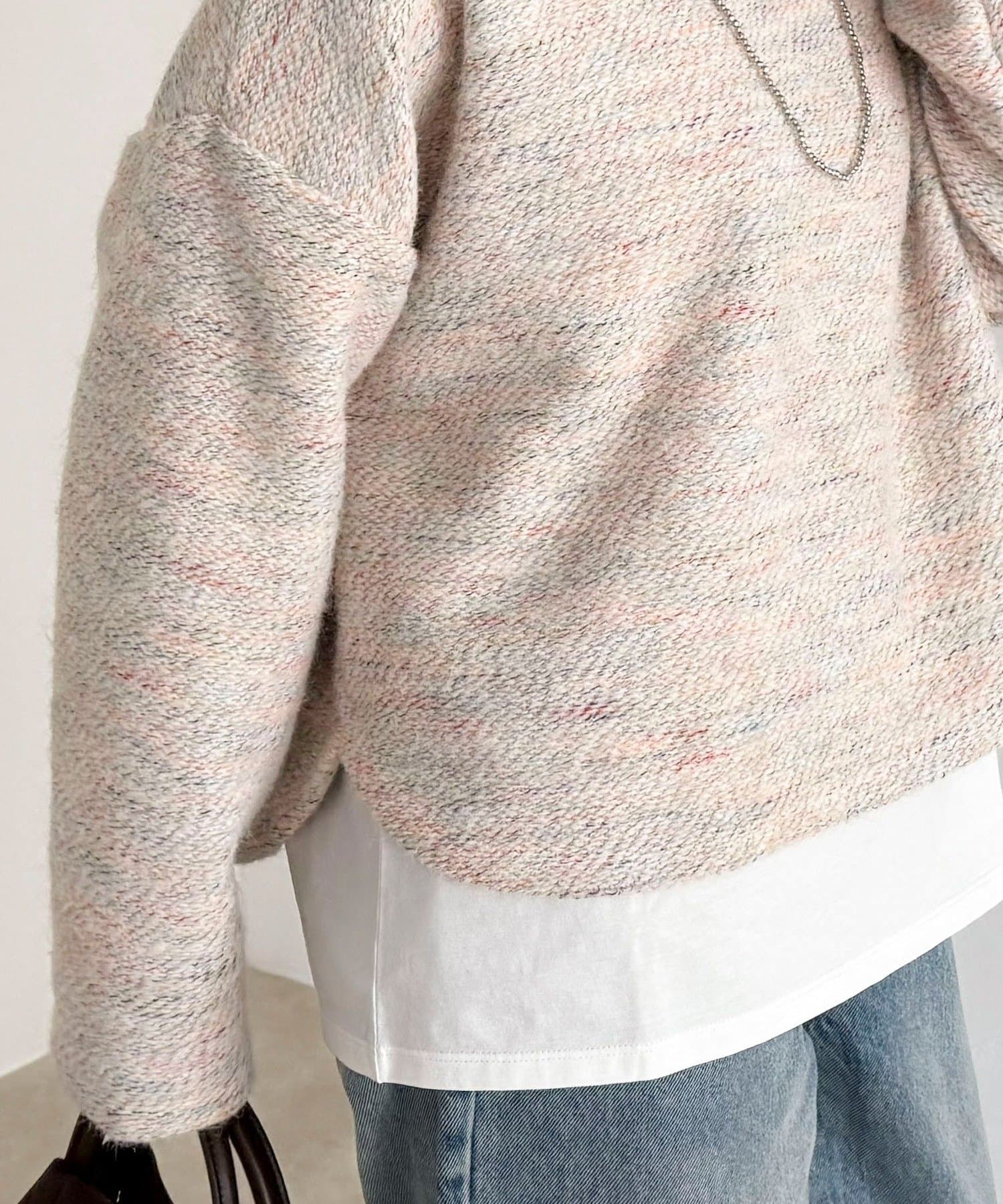 FREDY & GLOSTER(フレディ アンド グロスター) ツィードニットソーコクーンプルオーバー