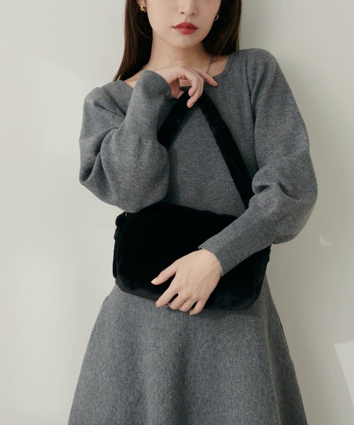 NICE CLAUP / OLIVE des OLIVE OUTLET(ナイスクラップ  / オリーブ デ オリーブ アウトレット) 【EVERY.VERY niceclaup】ファーミニバッグ