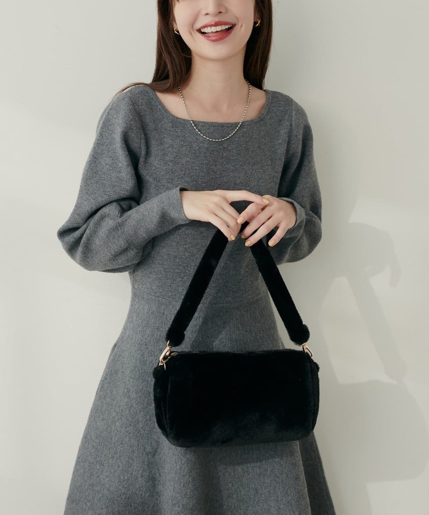 NICE CLAUP / OLIVE des OLIVE OUTLET(ナイスクラップ  / オリーブ デ オリーブ アウトレット) 【EVERY.VERY niceclaup】ファーミニバッグ