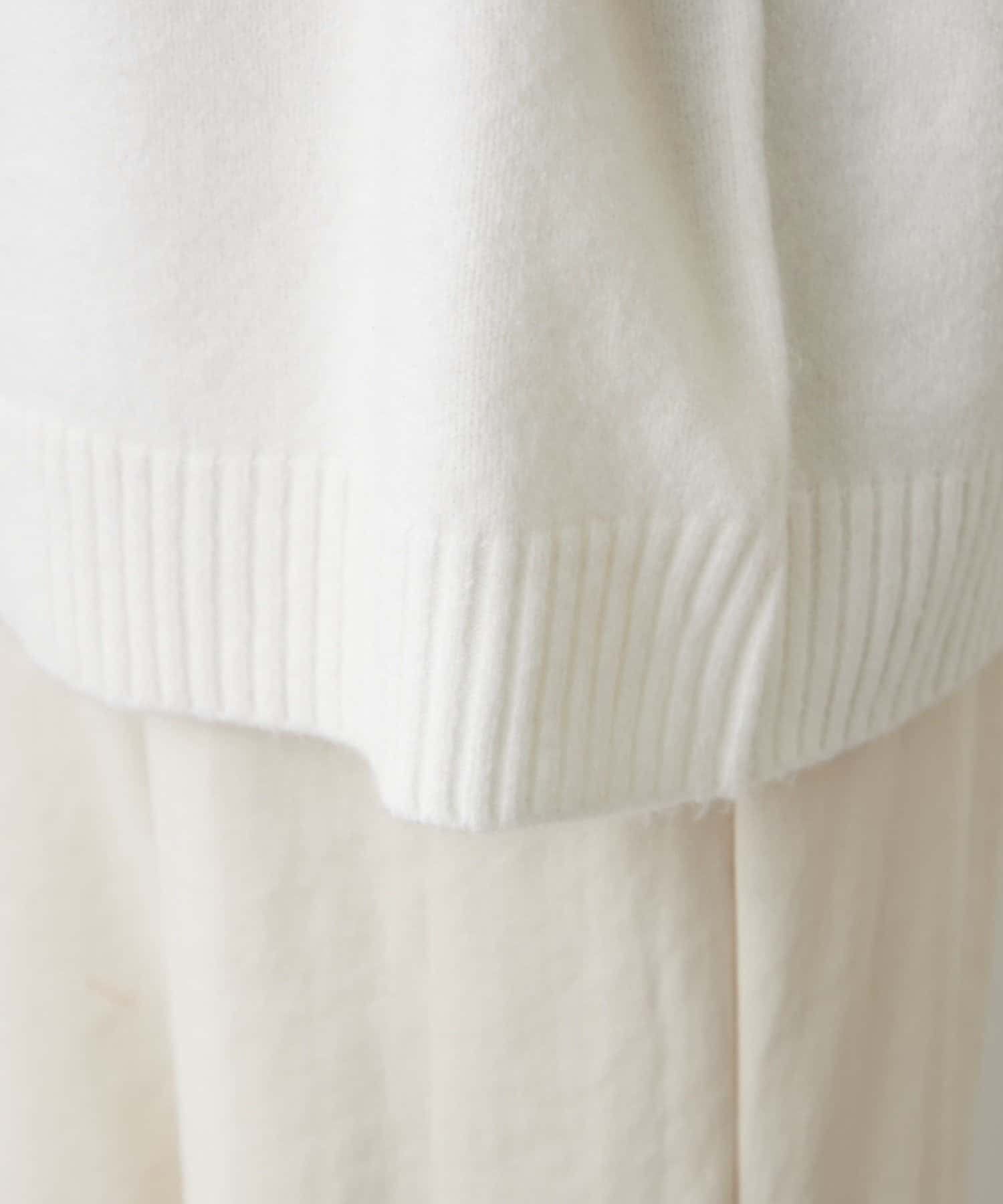 Remind me and forever(リマインドミーアンドフォーエバー) ブラシヤーンお花ジャガードニット