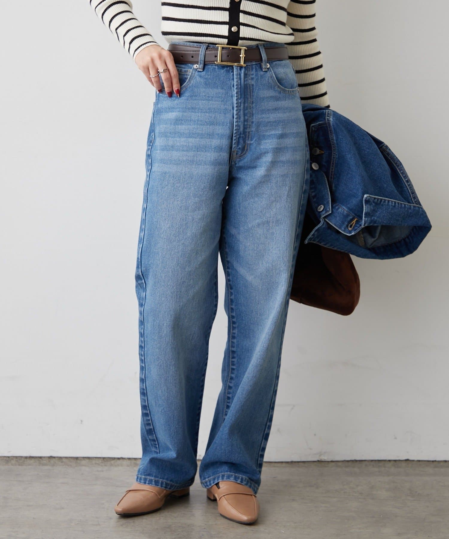 Remind me and forever(リマインドミーアンドフォーエバー) 【2026SS】ストレートデニムパンツ