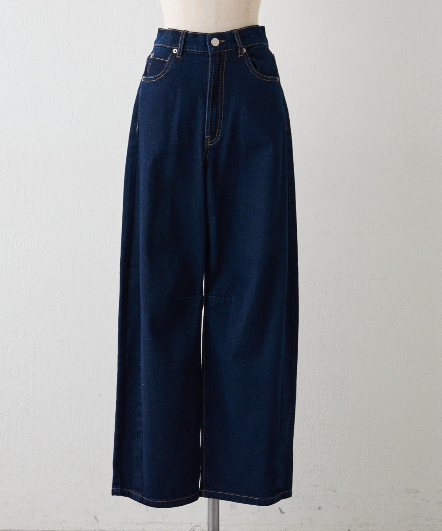 Remind me and forever(リマインドミーアンドフォーエバー) 【2026SS】カーブラインデニムパンツ