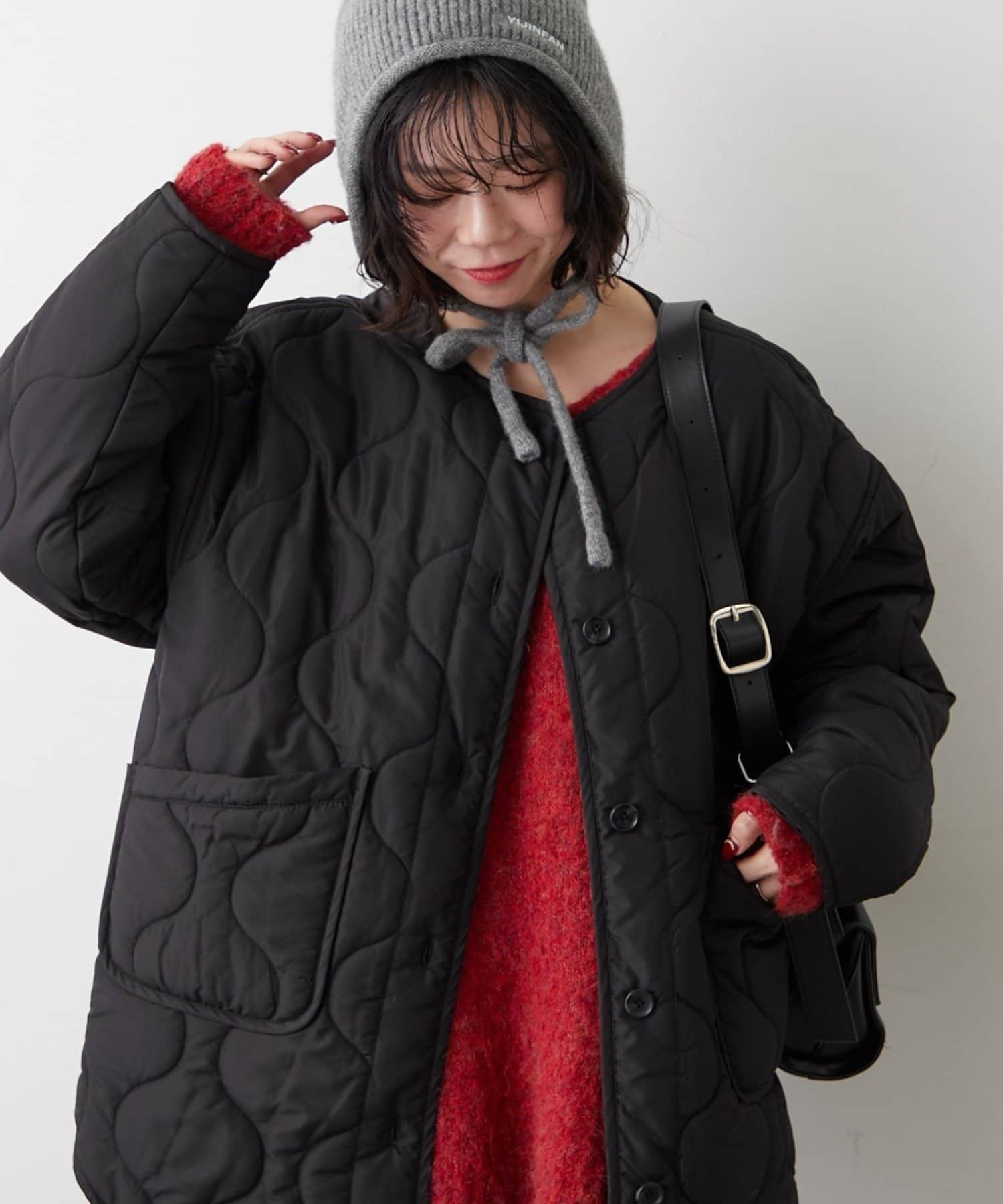 Remind me and forever(リマインドミーアンドフォーエバー) 人気シリーズ！軽くてあたたか、パイピングキルトジャケット