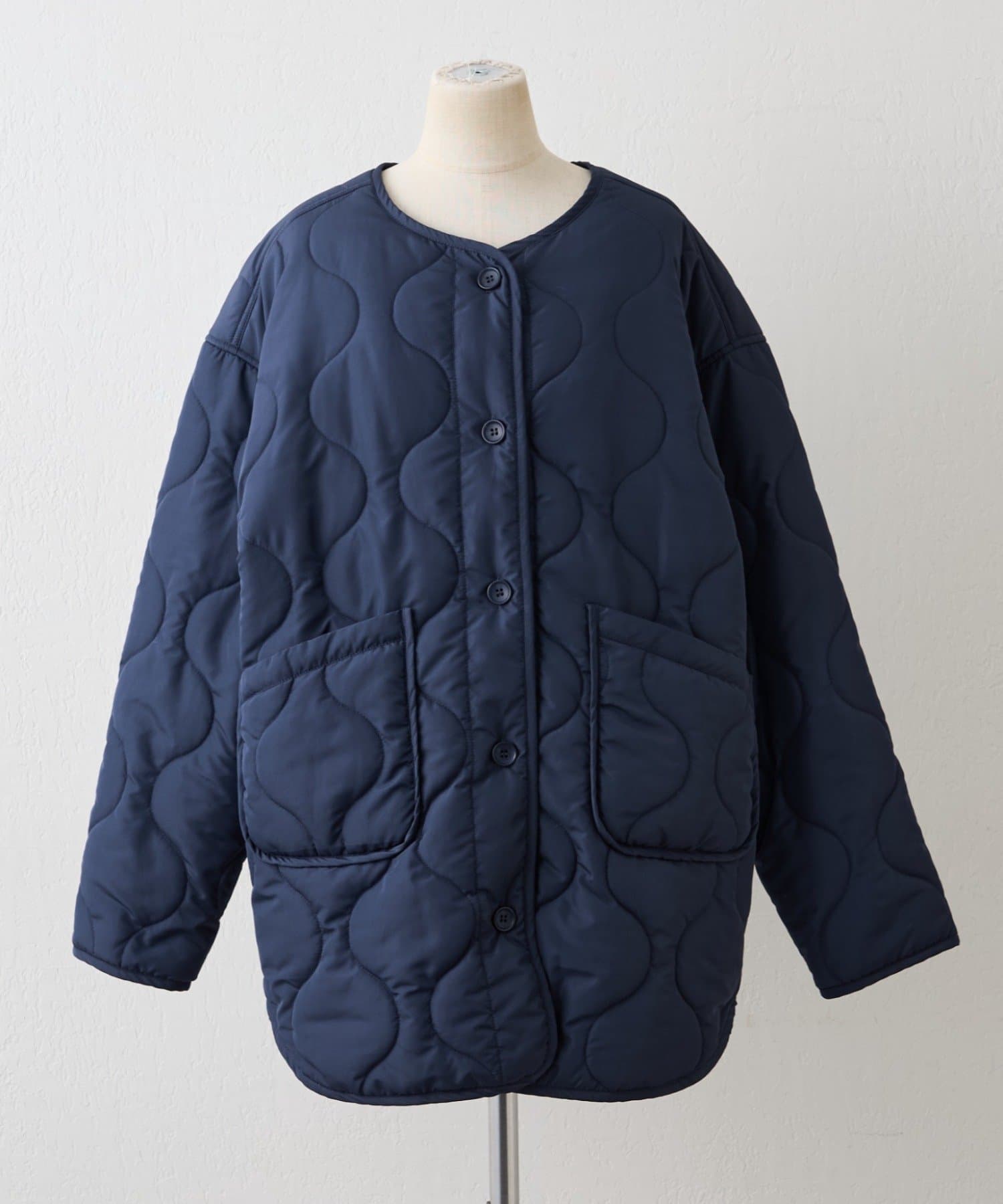 Remind me and forever(リマインドミーアンドフォーエバー) 人気シリーズ！軽くてあたたか、パイピングキルトジャケット