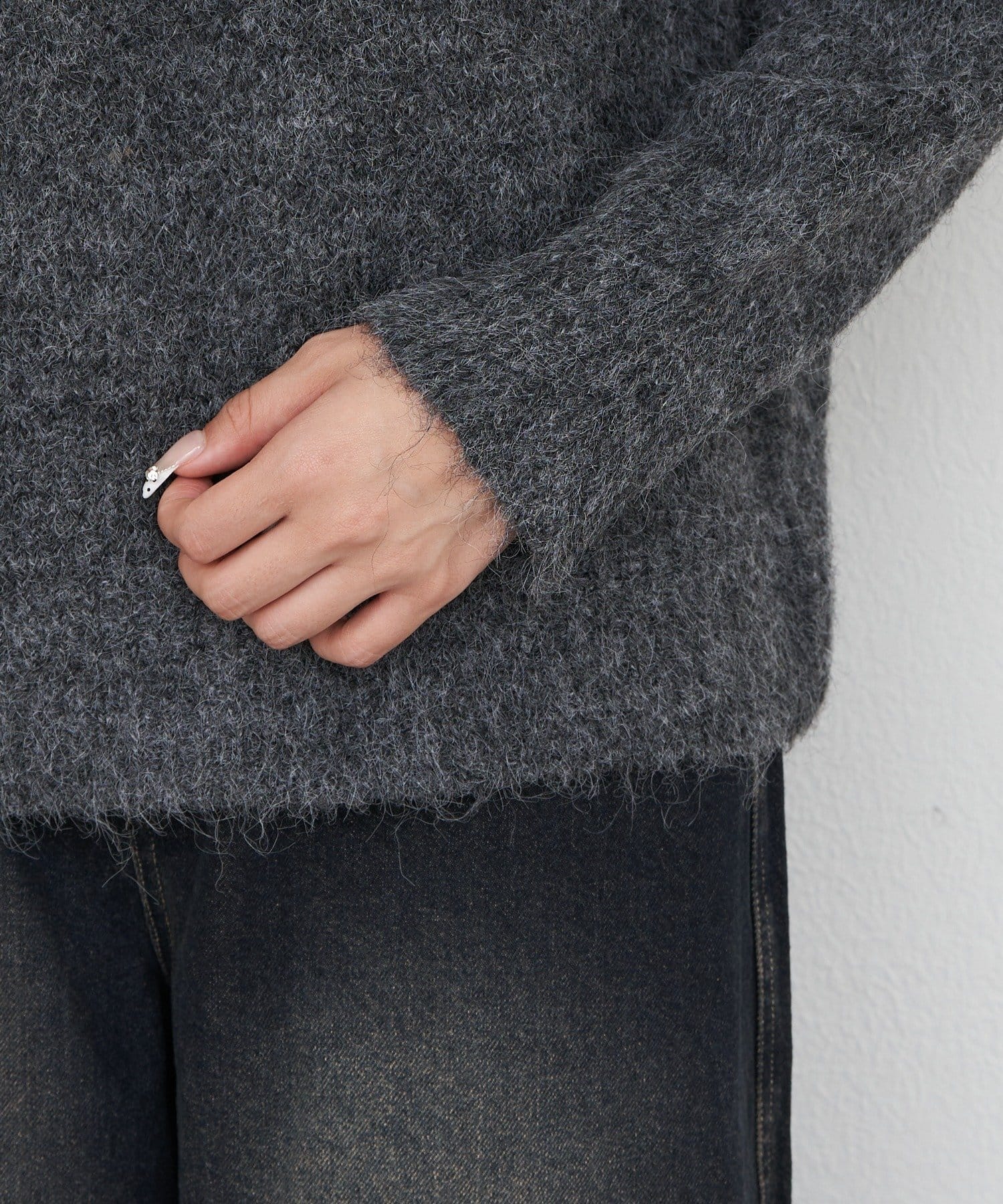 RAY CASSIN(レイカズン) ノルディックハーフジップニット