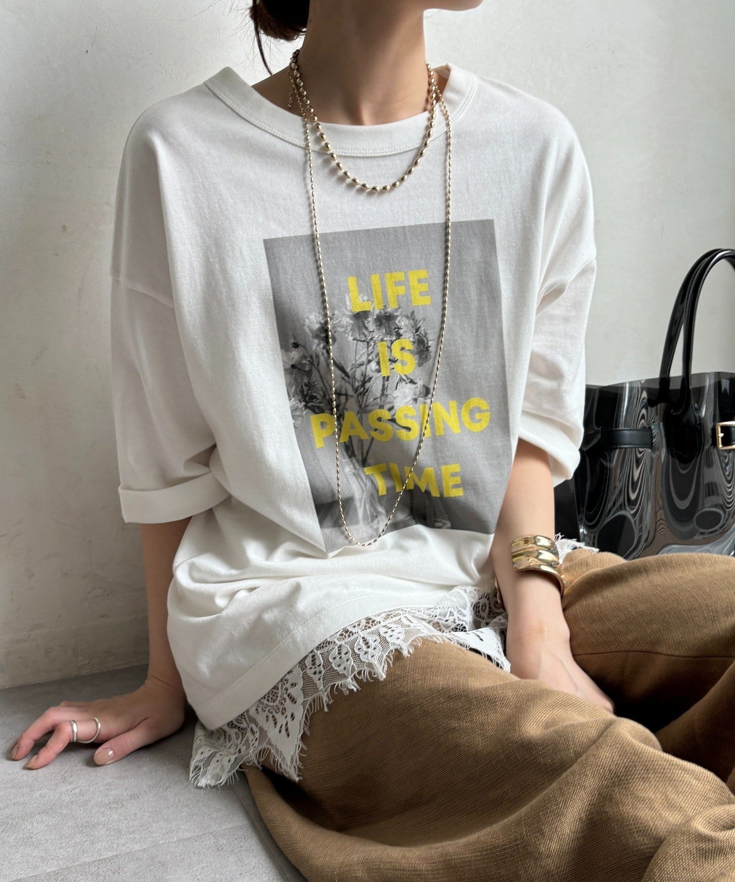 DOUDOU(ドゥドゥ) ソフトコットン前後2WAYフォトTEE