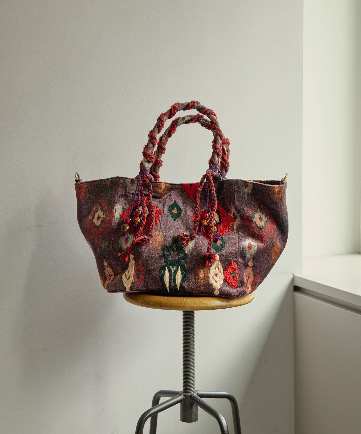 ear PAPILLONNER(イア パピヨネ) 【IMAYIN(イマイエン)】ベルベットトートバッグ