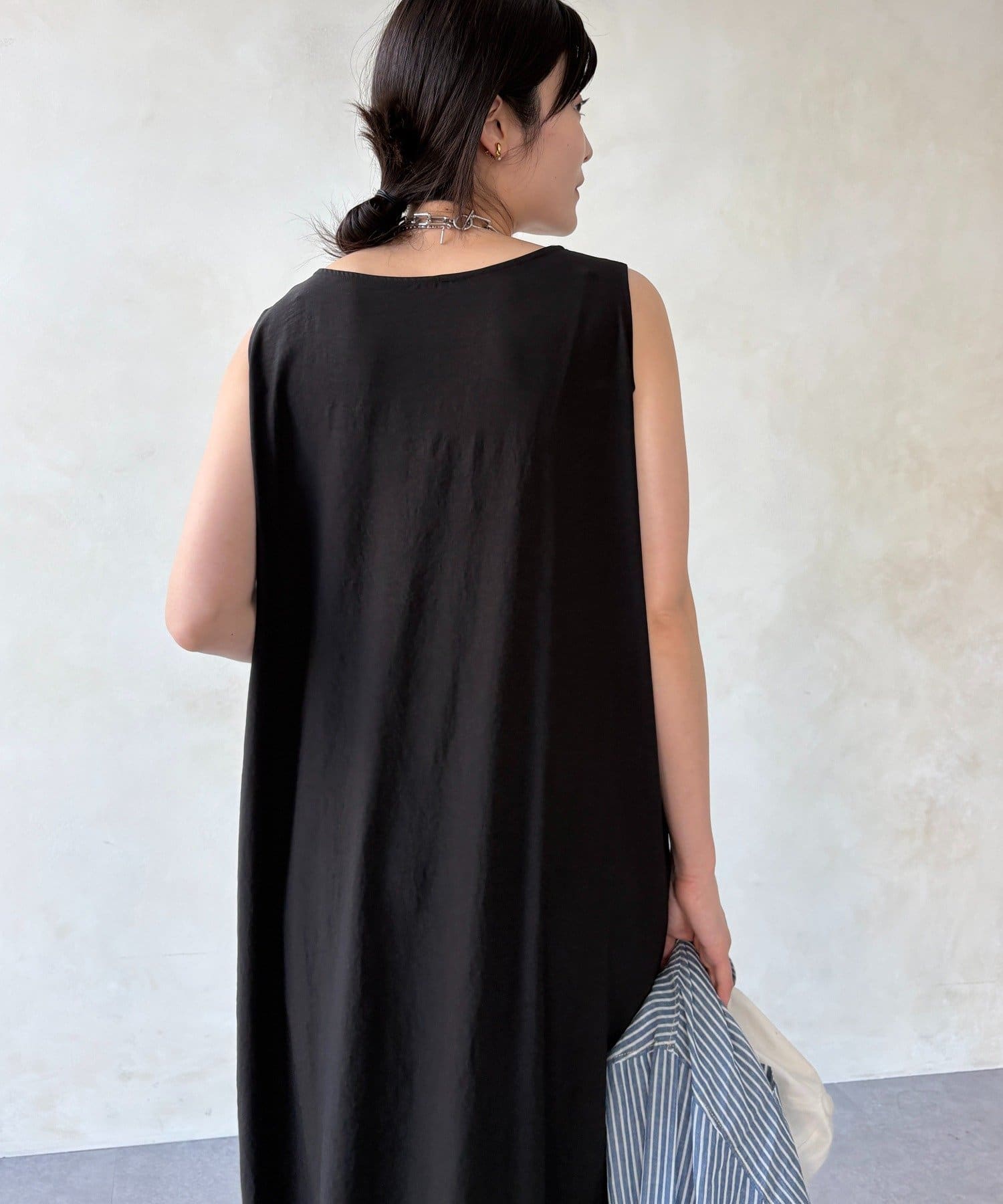 DOUDOU(ドゥドゥ) ハイツイストタンクロングワンピース