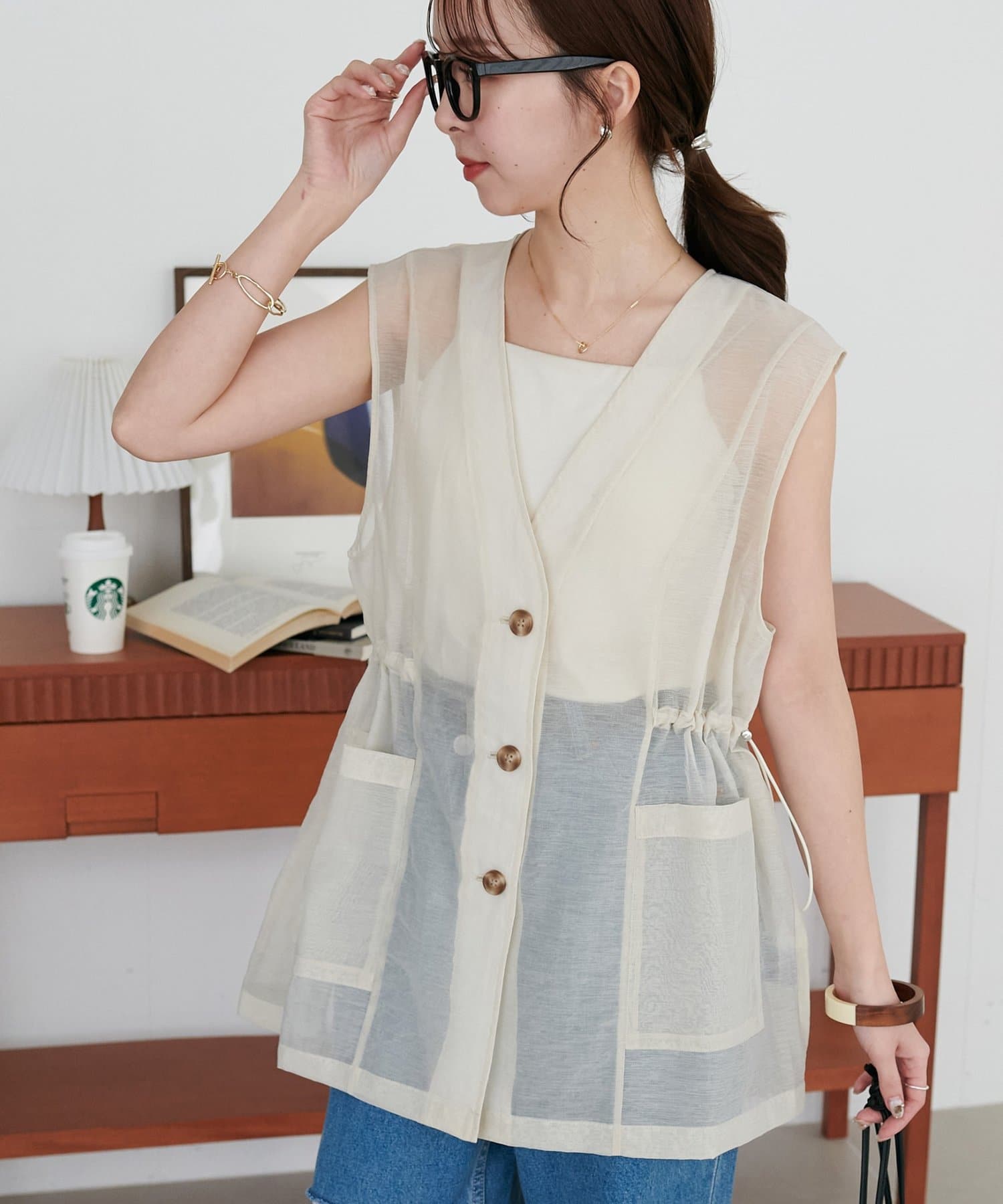 DISCOAT(ディスコート) シアードロストジレ