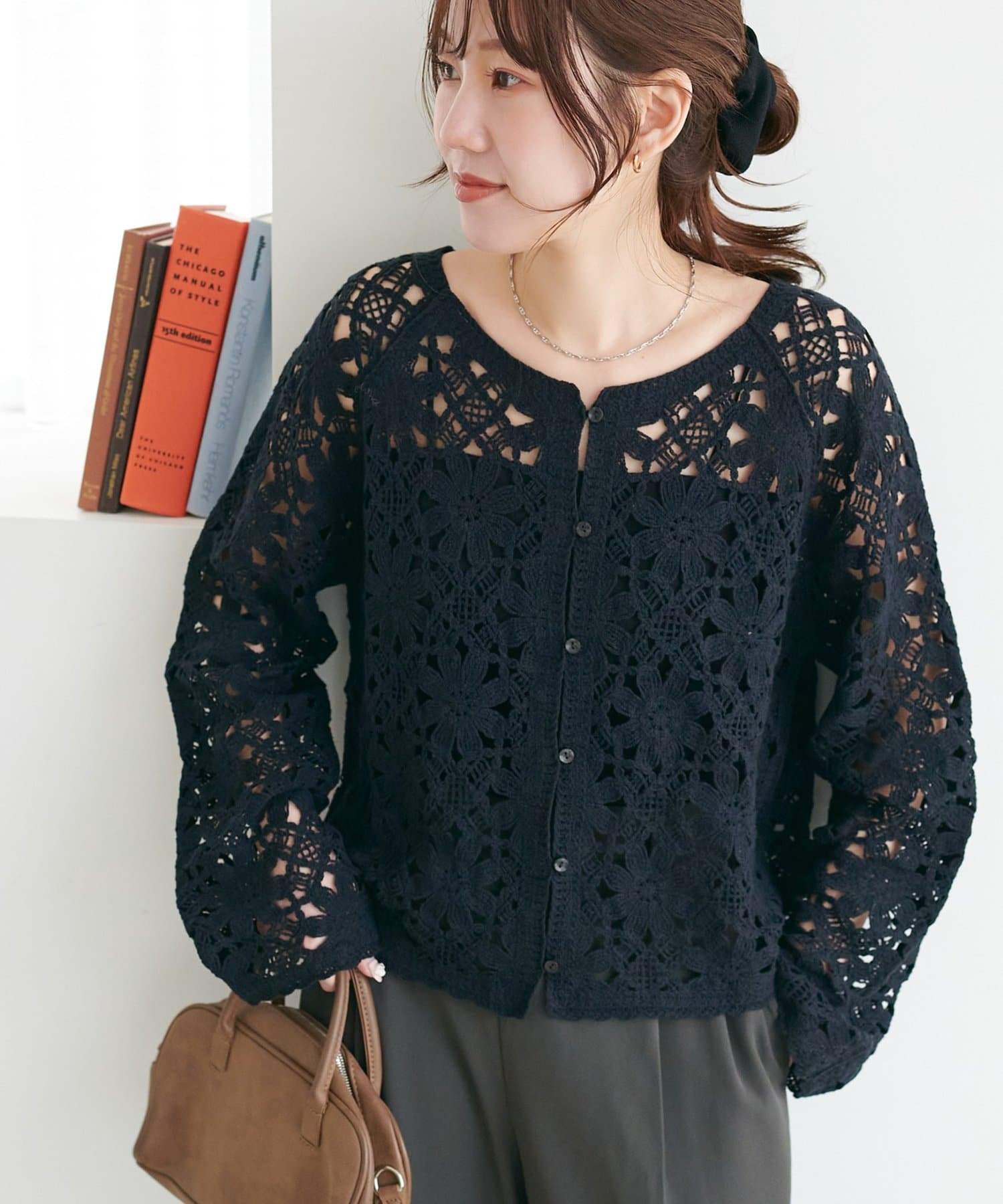 DISCOAT(ディスコート) 【1/17(土)19：00~ 予約開始/SS先行予約】レースカーディガン