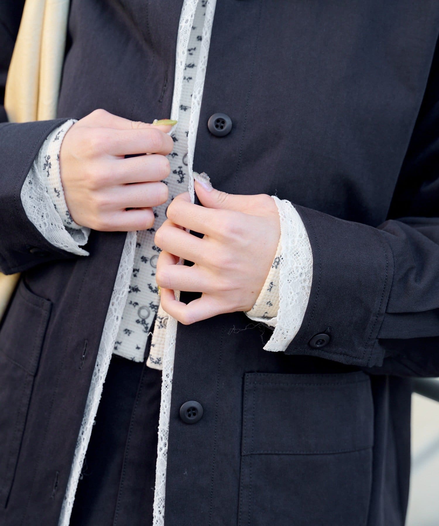 Kastane(カスタネ) 【12.25(木)0:00発売/WEB先行】レイヤードミドルシャツジャケット