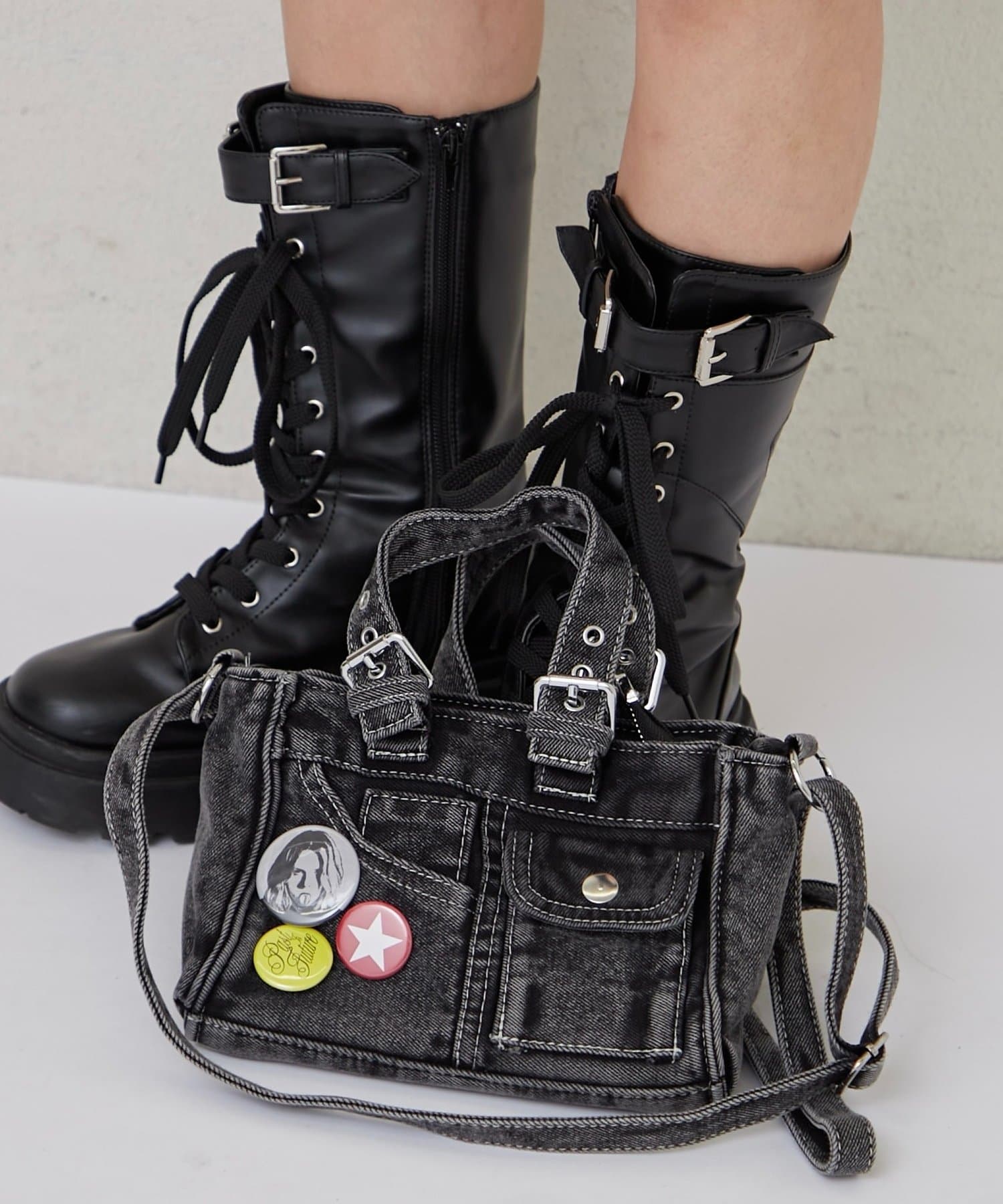 WHO’S WHO gallery(フーズフーギャラリー) 【WEB限定】2WAYデニムショルダーバッグ