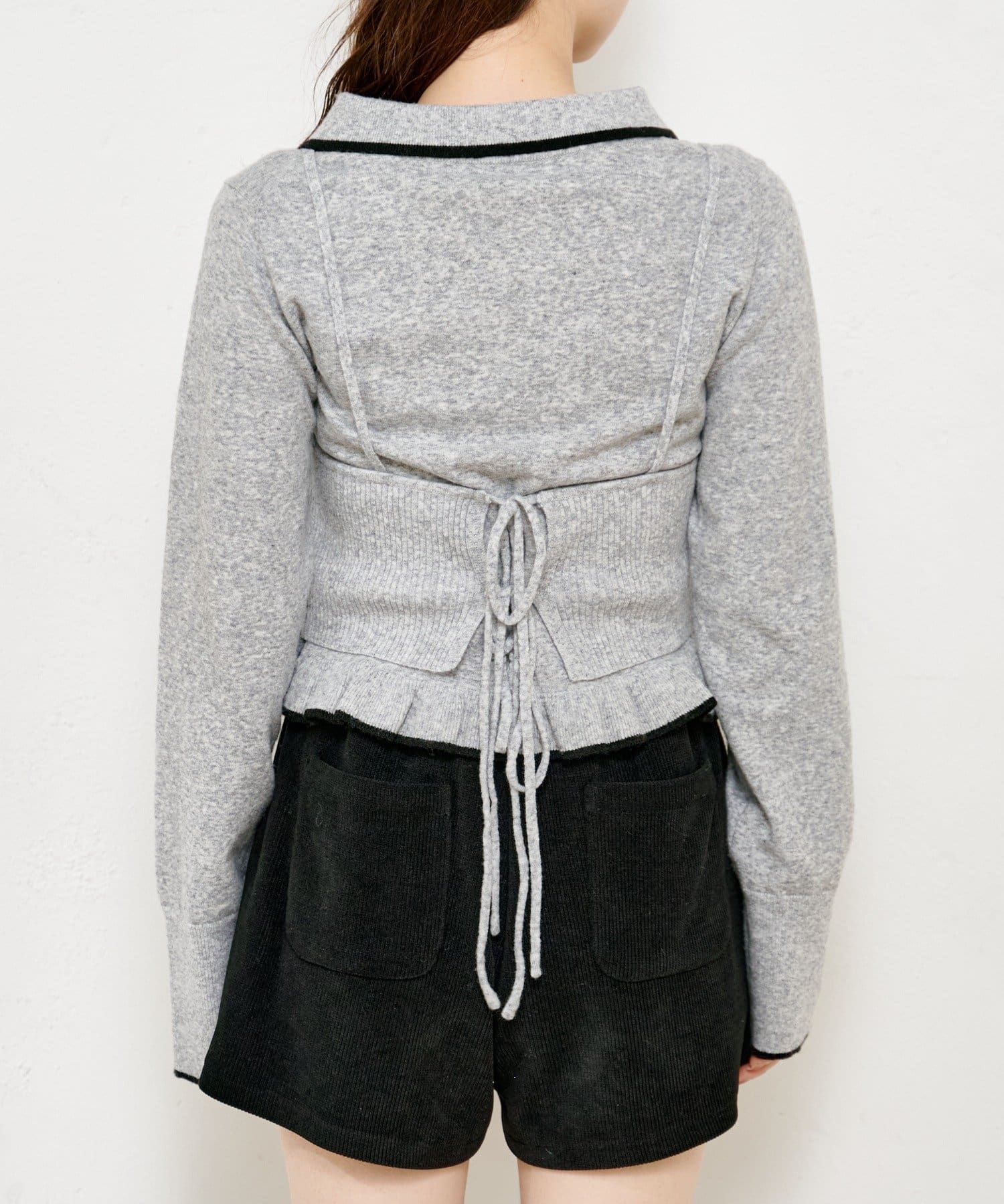 Kastane(カスタネ) ニットビスチェカーディガンSET