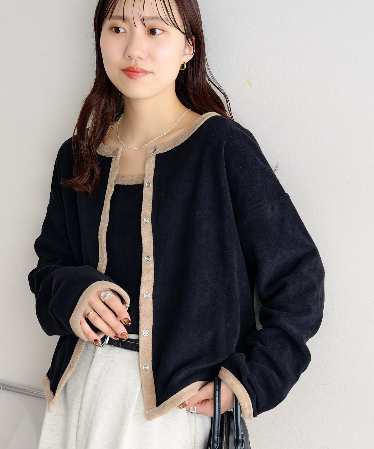 DISCOAT(ディスコート) 【SS先行予約】パイルリングドットパイピングアンサンブル