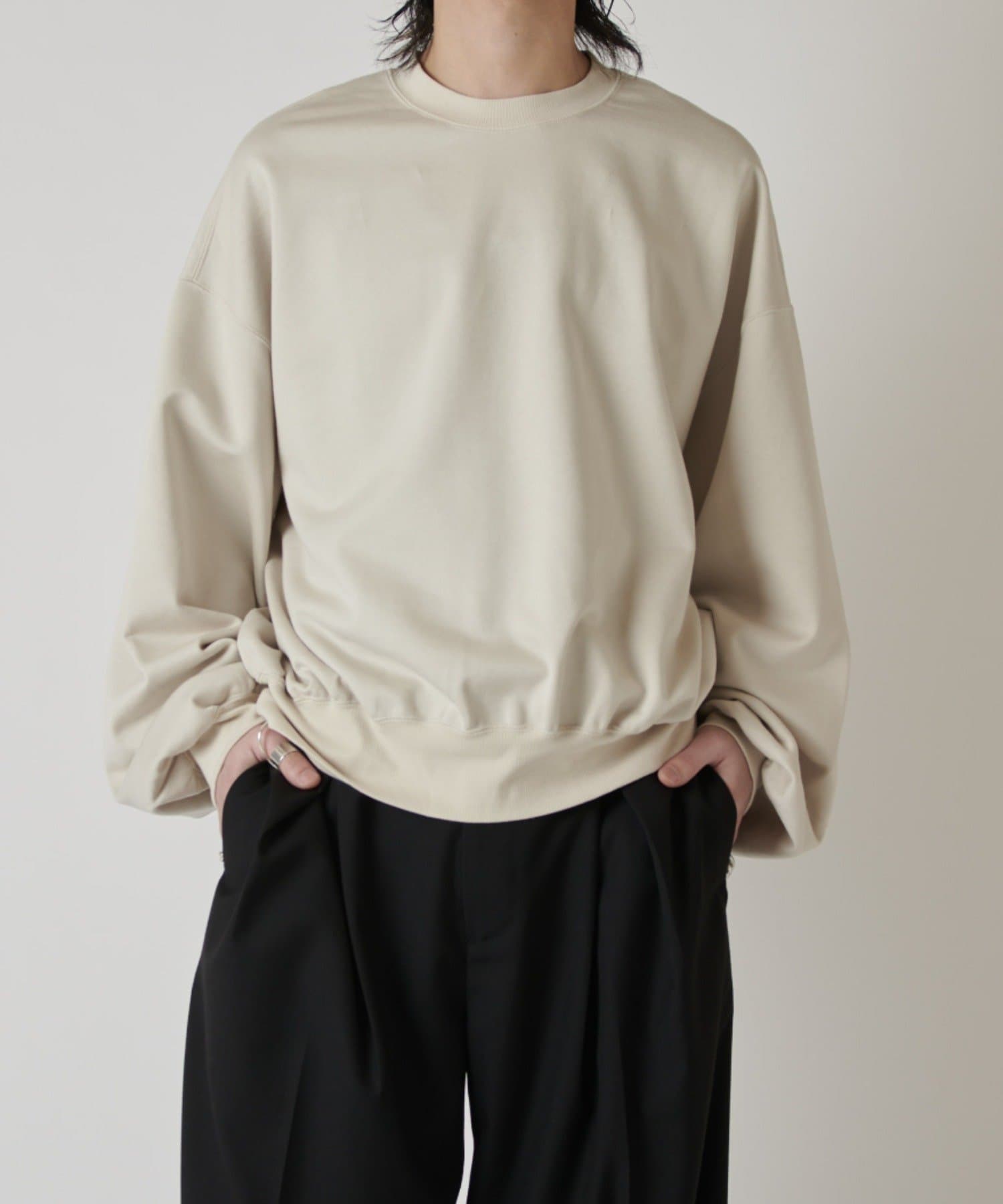 Lui's(ルイス) ルーズフィットクルーネックスウェット