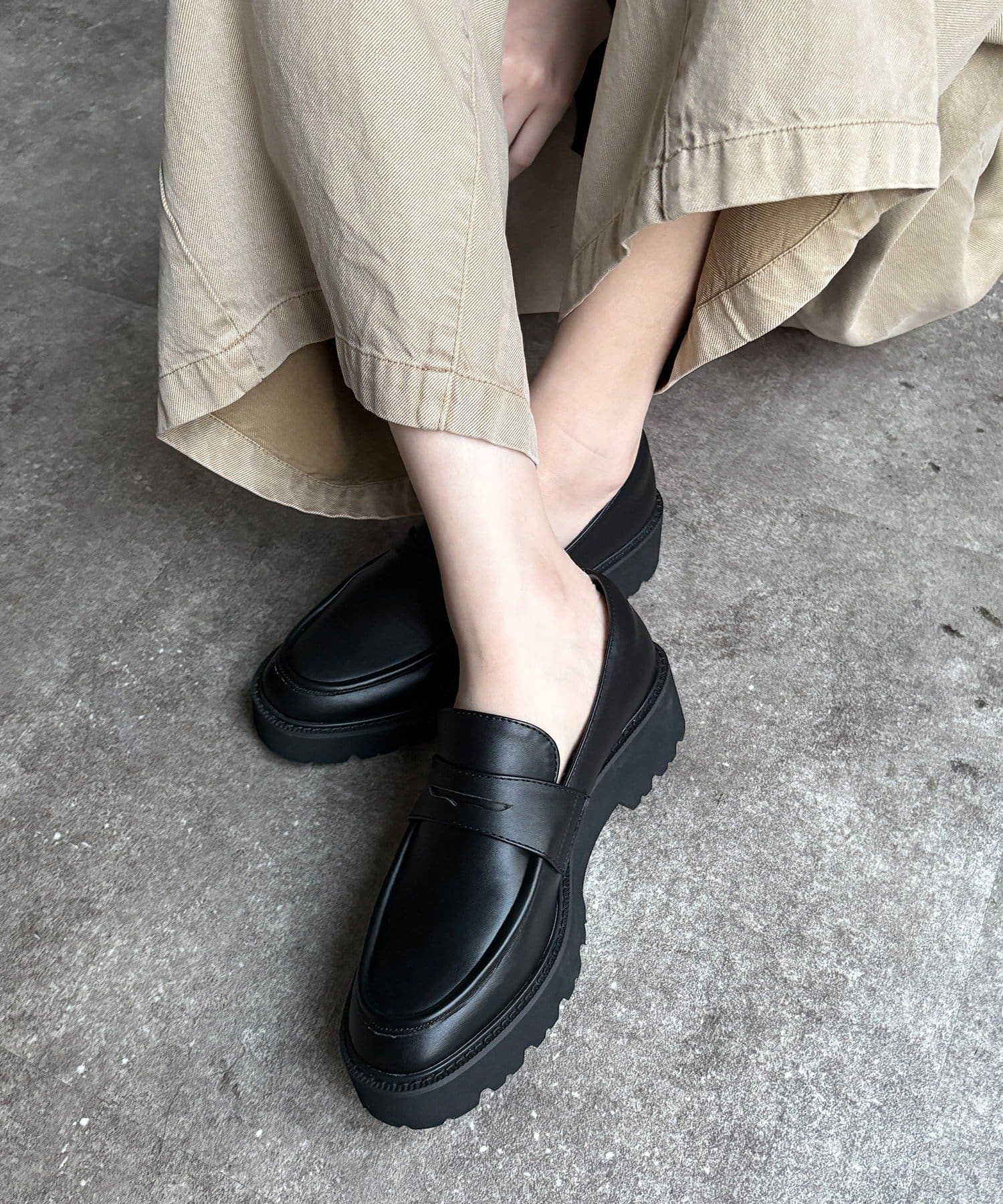 DOUDOU(ドゥドゥ) 【WEB限定】ローファー