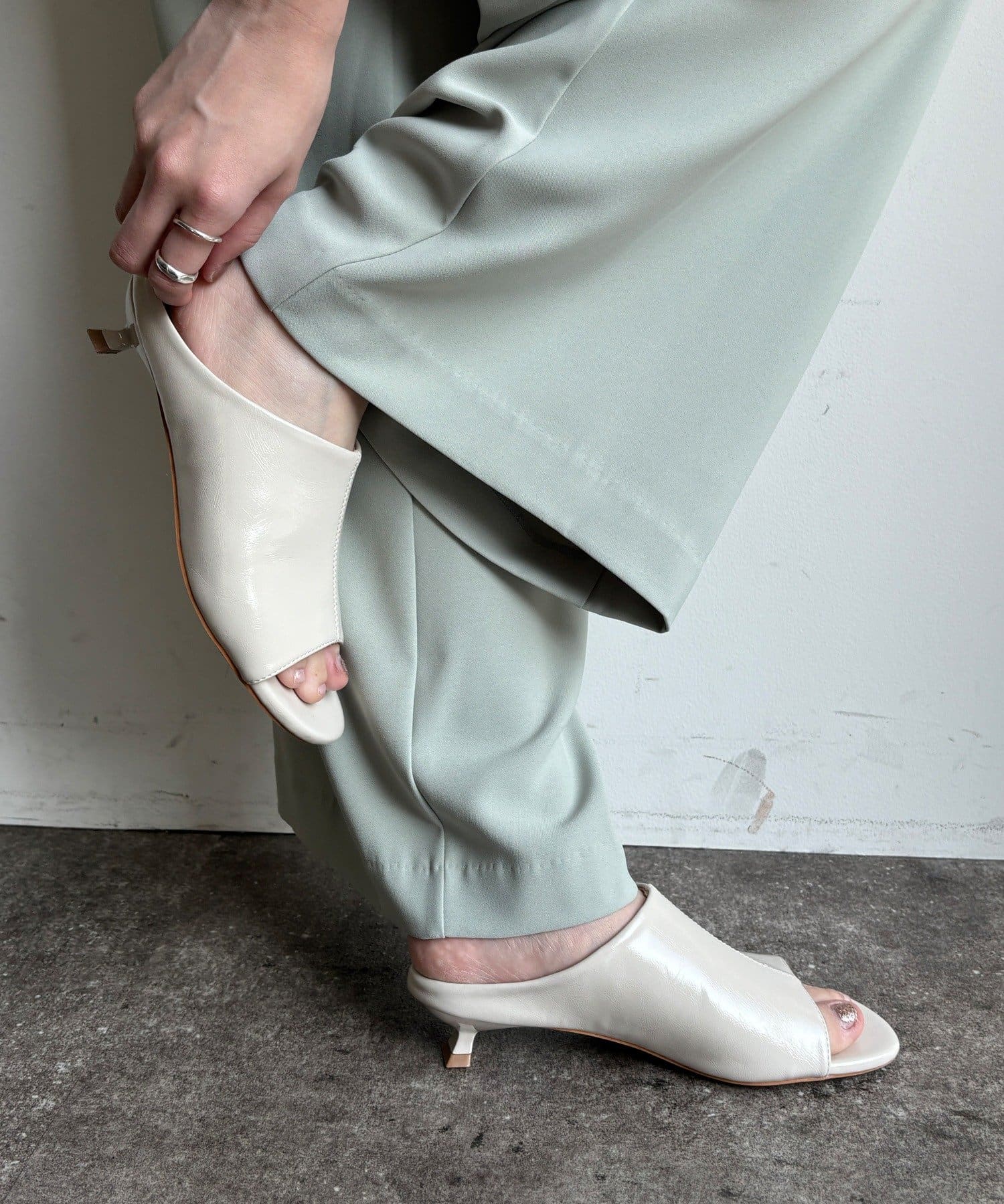 DOUDOU(ドゥドゥ) 【WEB限定】ミュールサンダル