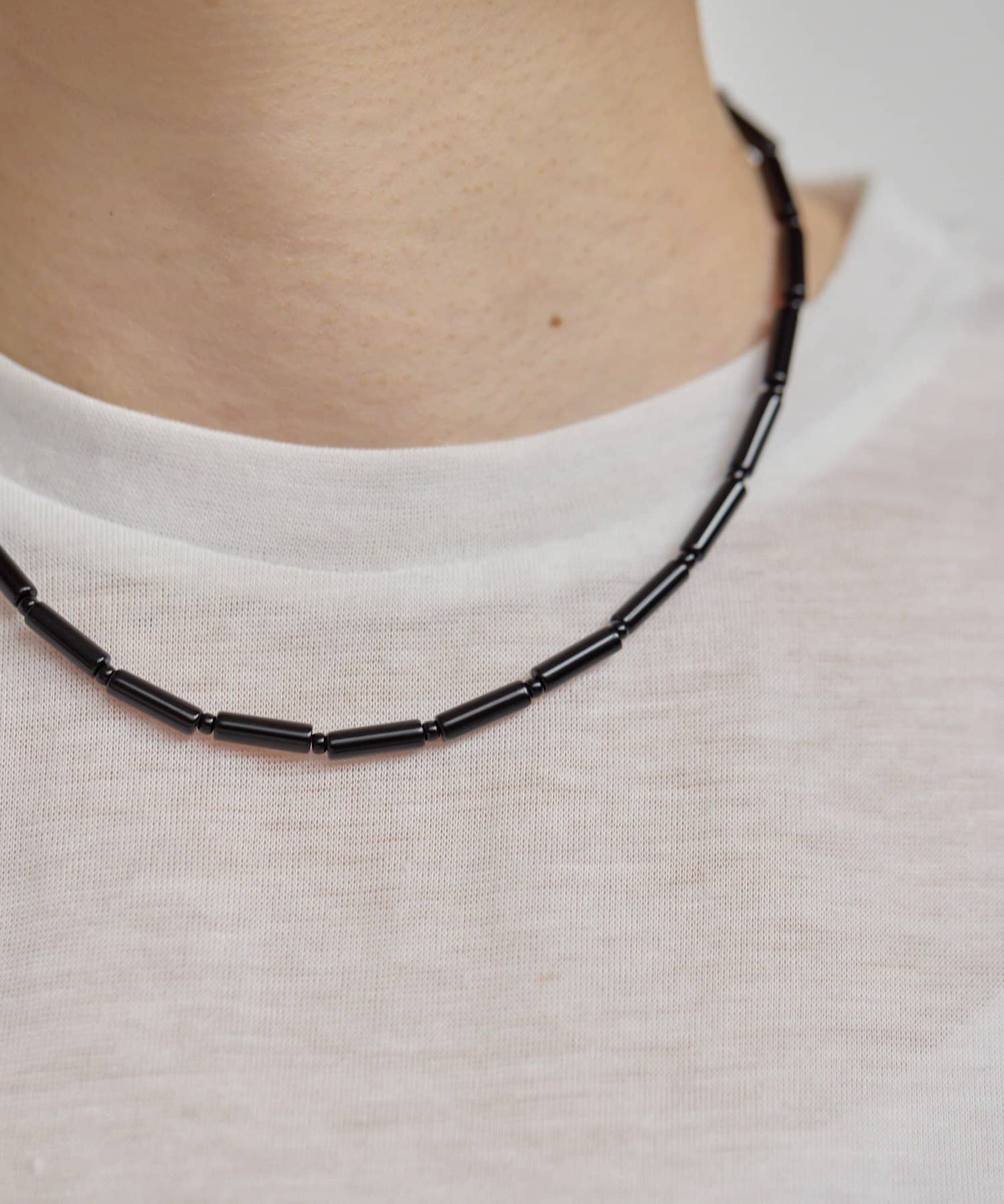 ear PAPILLONNER(イア パピヨネ) シリンダーストーンネックレス