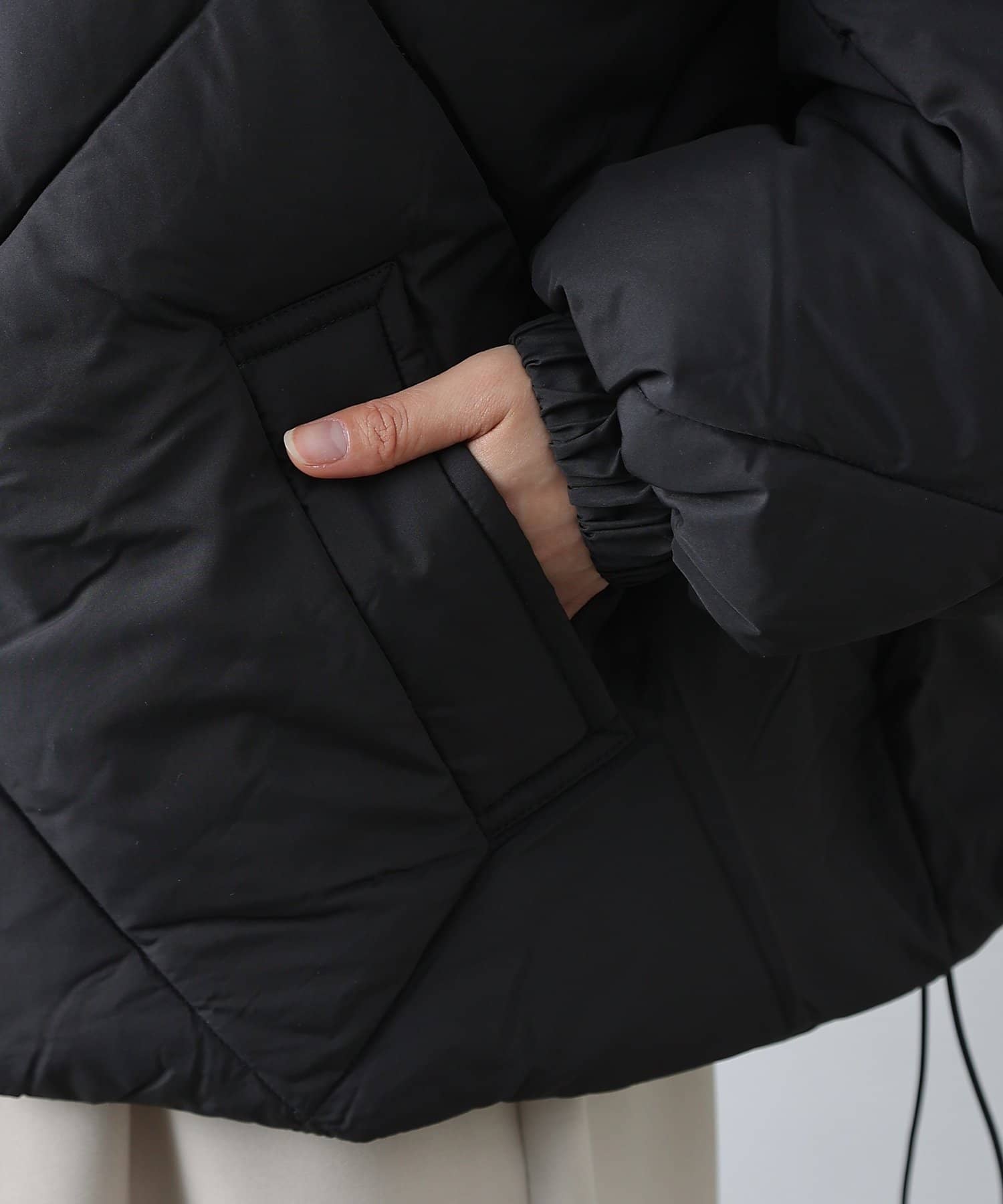 COLONY 2139(コロニー トゥーワンスリーナイン) 【リバイバル】ダイヤキルト中綿BIGカラーブルゾン