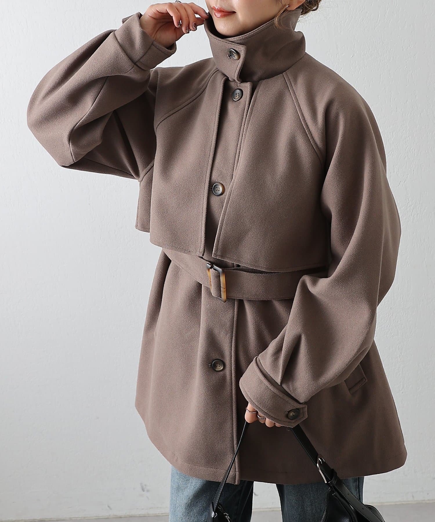 COLONY 2139(コロニー トゥーワンスリーナイン) 2WAYカラーミドルコート