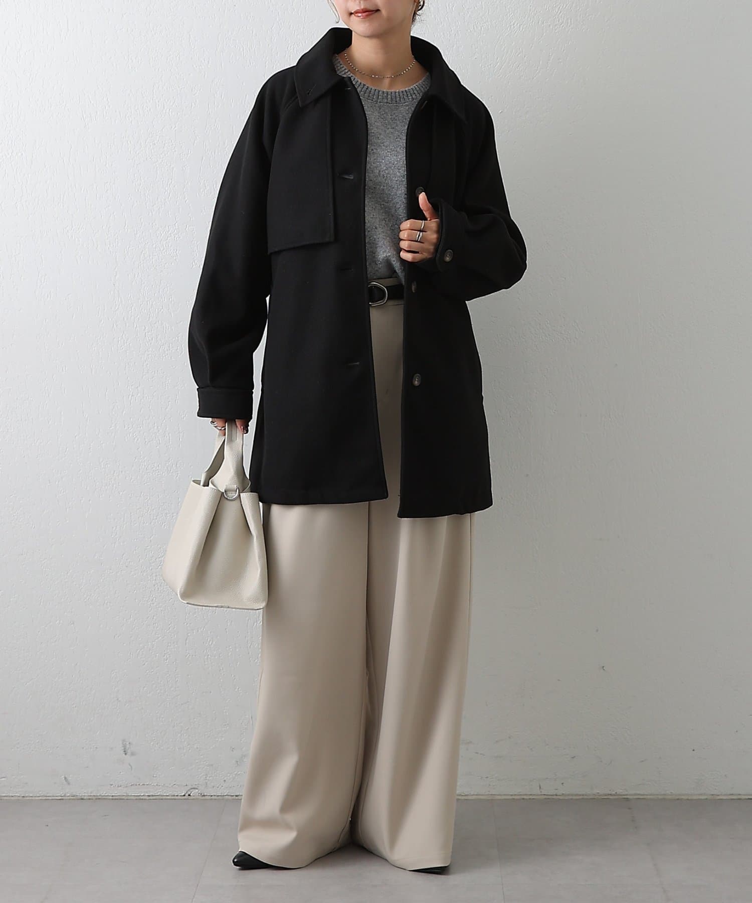 COLONY 2139(コロニー トゥーワンスリーナイン) 2WAYカラーミドルコート