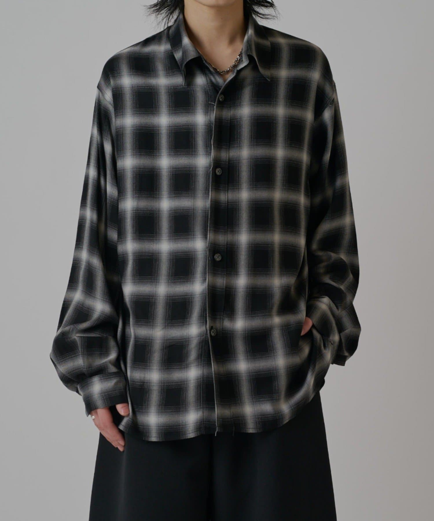 Lui's(ルイス) オンブレーチェックオーバーシャツ