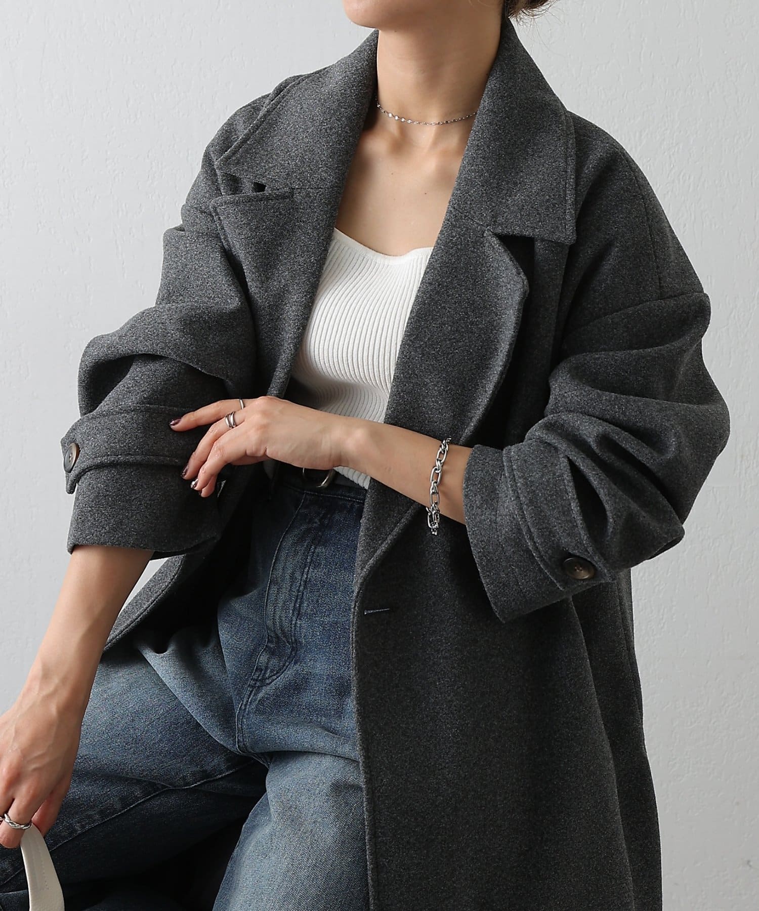 COLONY 2139(コロニー トゥーワンスリーナイン) モッサライトダブルロングコート