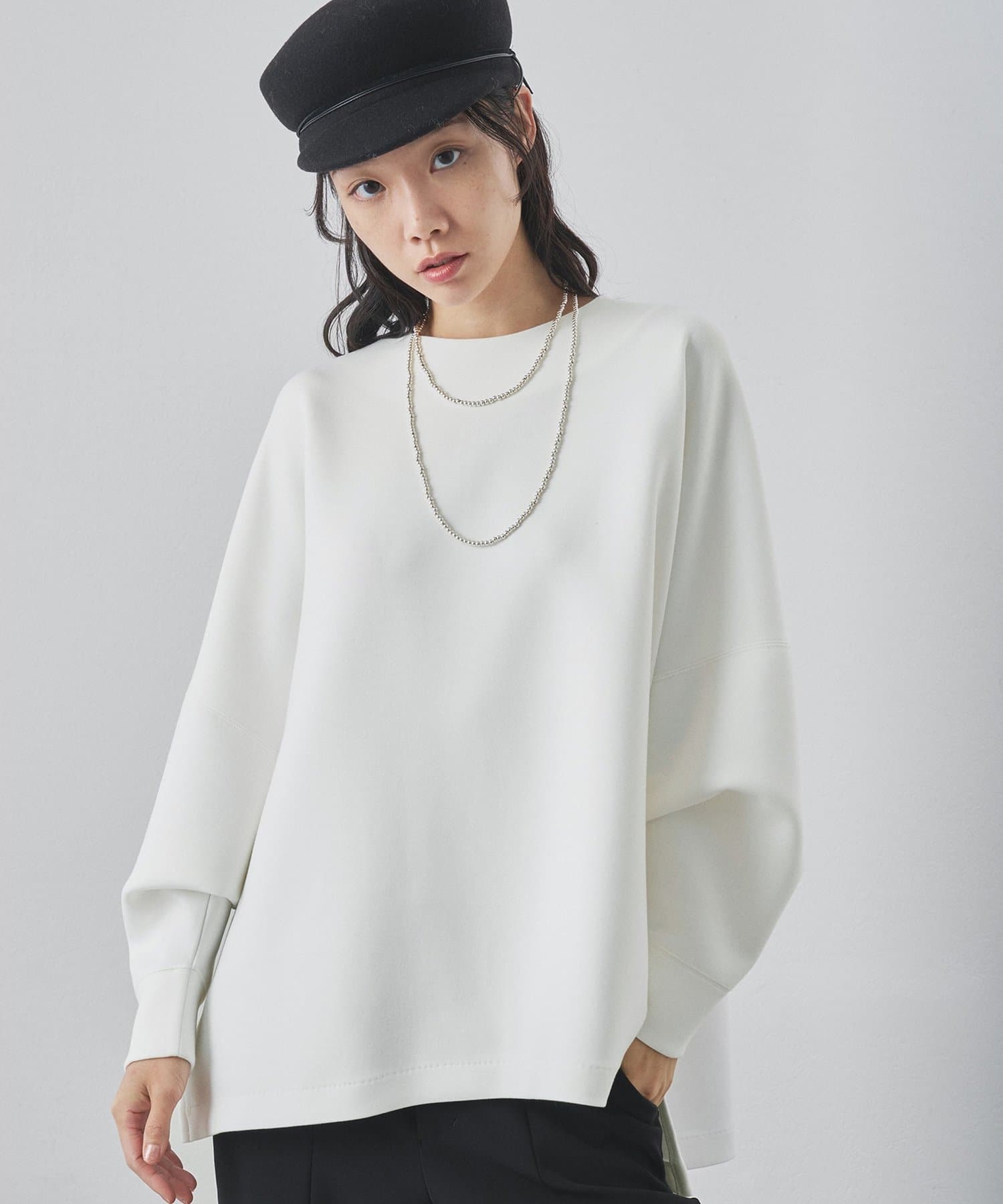 Whim Gazette(ウィム ガゼット) ダブルエアープルオーバー