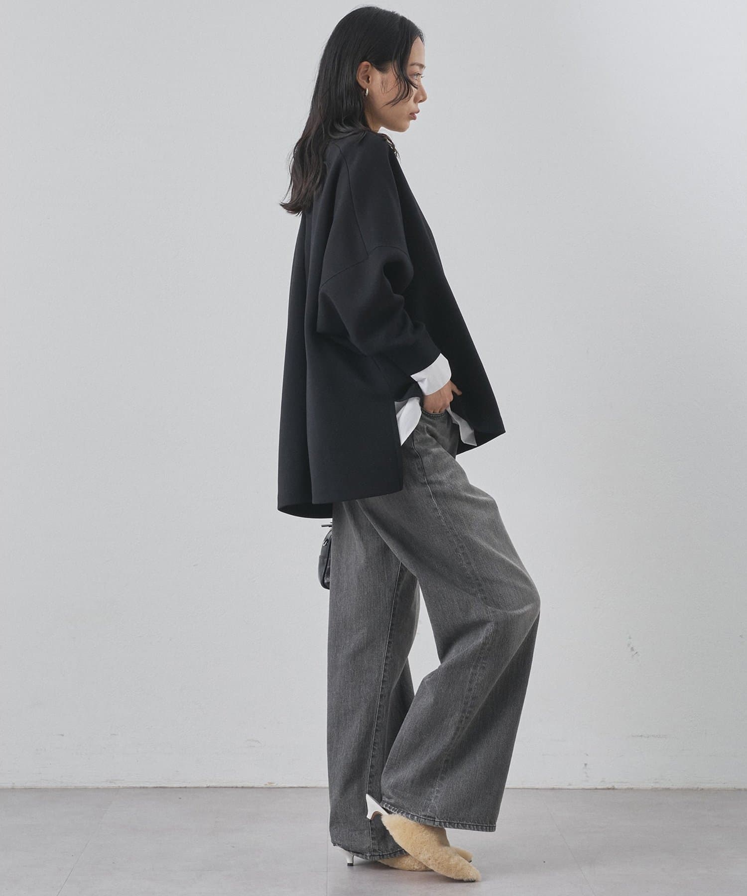 Whim Gazette(ウィム ガゼット) ダブルエアープルオーバー