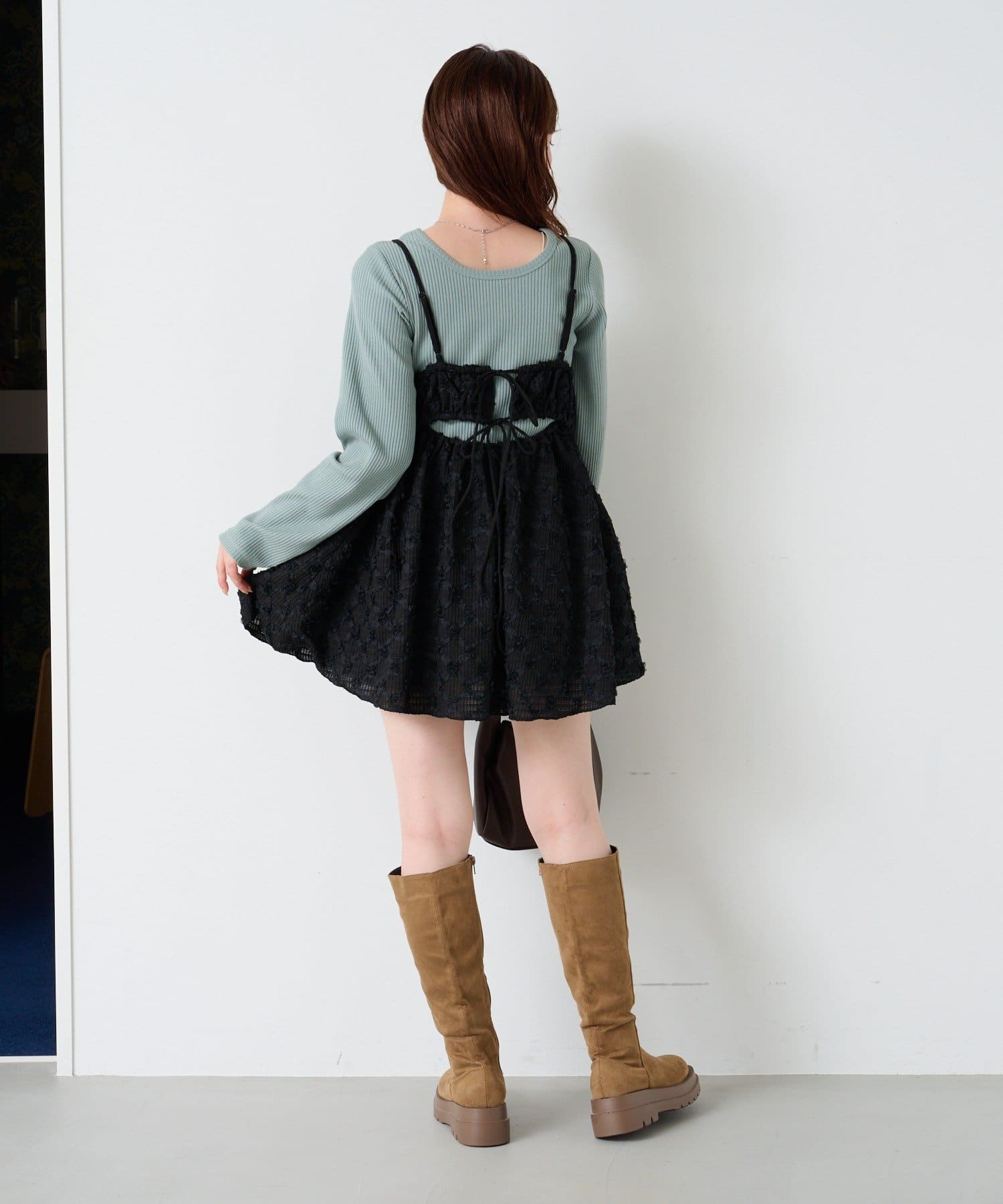 Kastane(カスタネ) フラワージャガードチュニック