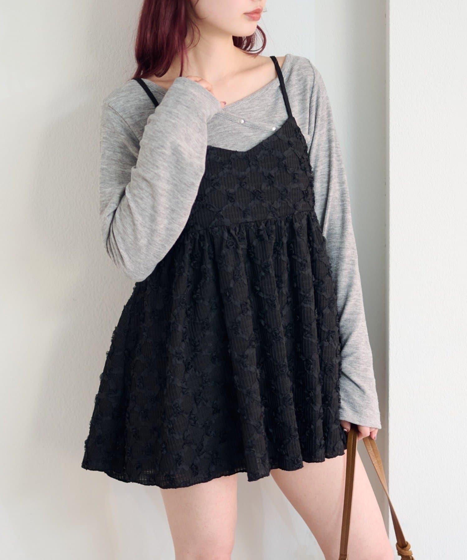 Kastane(カスタネ) フラワージャガードチュニック