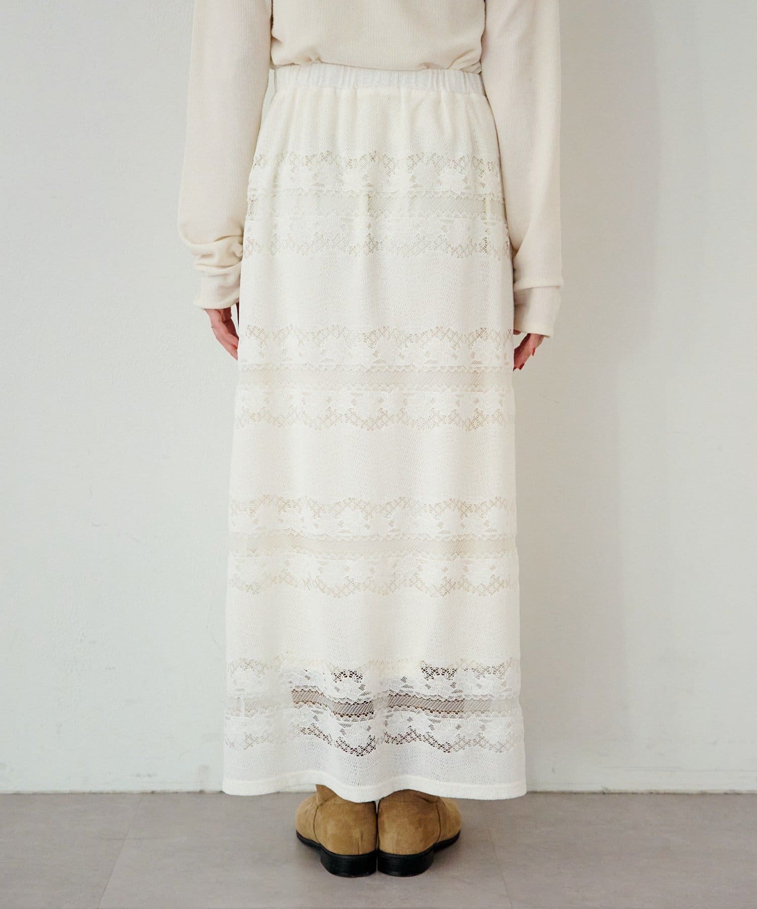 Kastane(カスタネ) 【1.1(木)12:00発売/WEB先行】レースボーダースカート