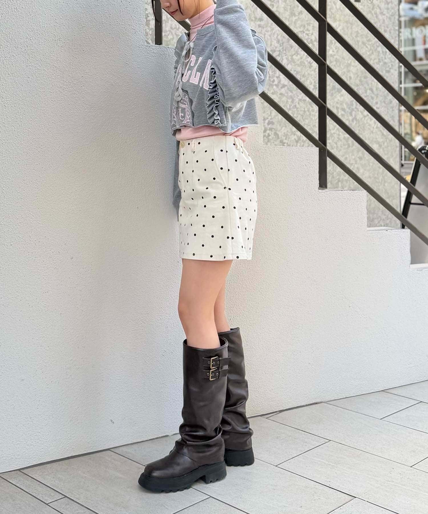 w closet(ダブルクローゼット) カレッジスウェットボレロ