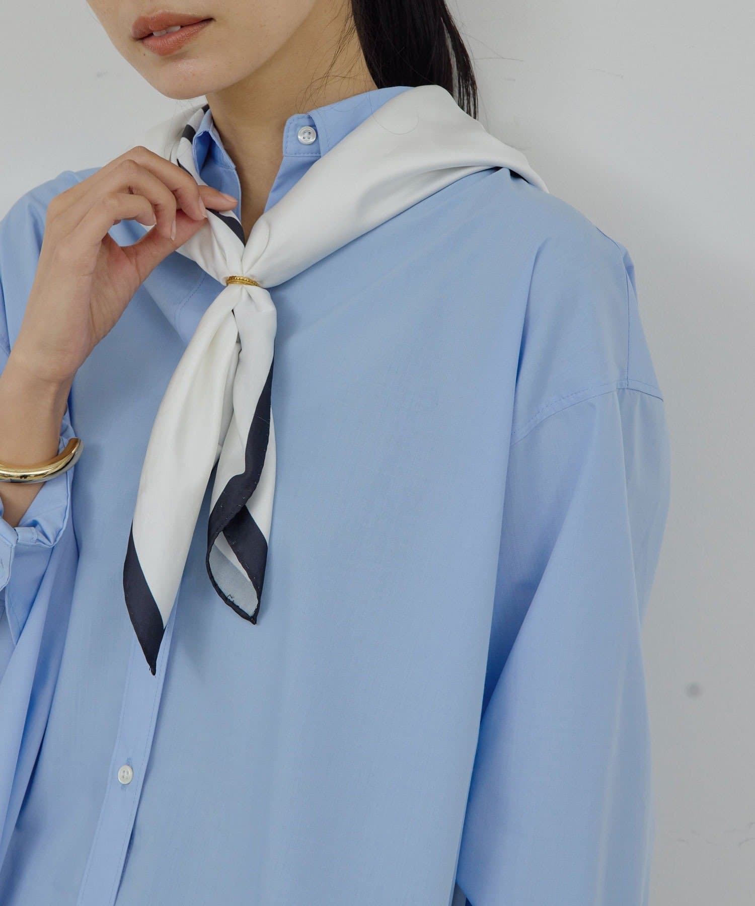 GALLARDAGALANTE(ガリャルダガランテ) 【12/18(木)10:30~予約開始】【MANAKAコラボ】スカーフセットシャツ