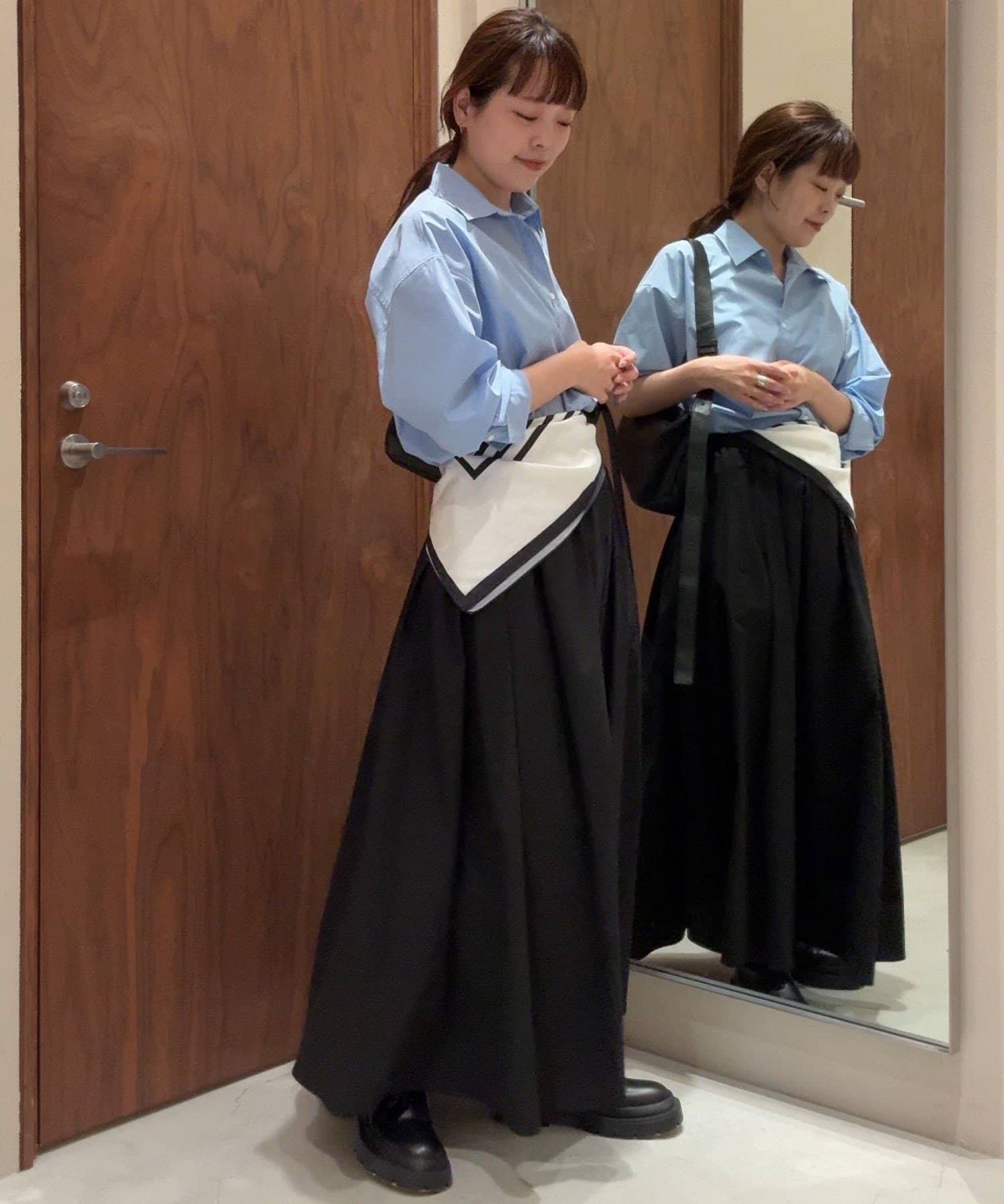 GALLARDAGALANTE(ガリャルダガランテ) 【12/18(木)10:30~予約開始】【MANAKAコラボ】スカーフセットシャツ