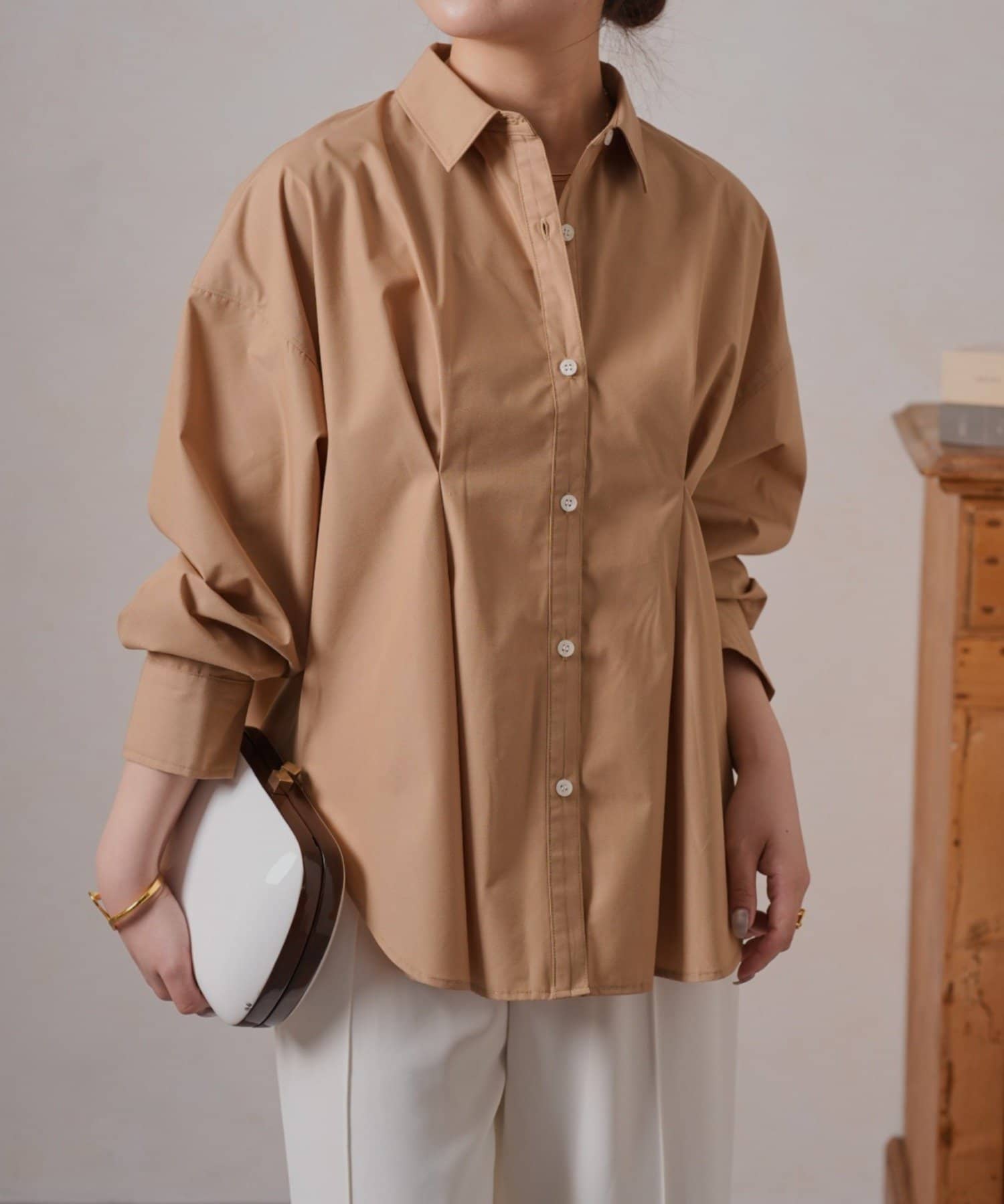 Jena　espace merveilleux(ジェナ　エスパスメルヴェイユ) フロントタックシャツ