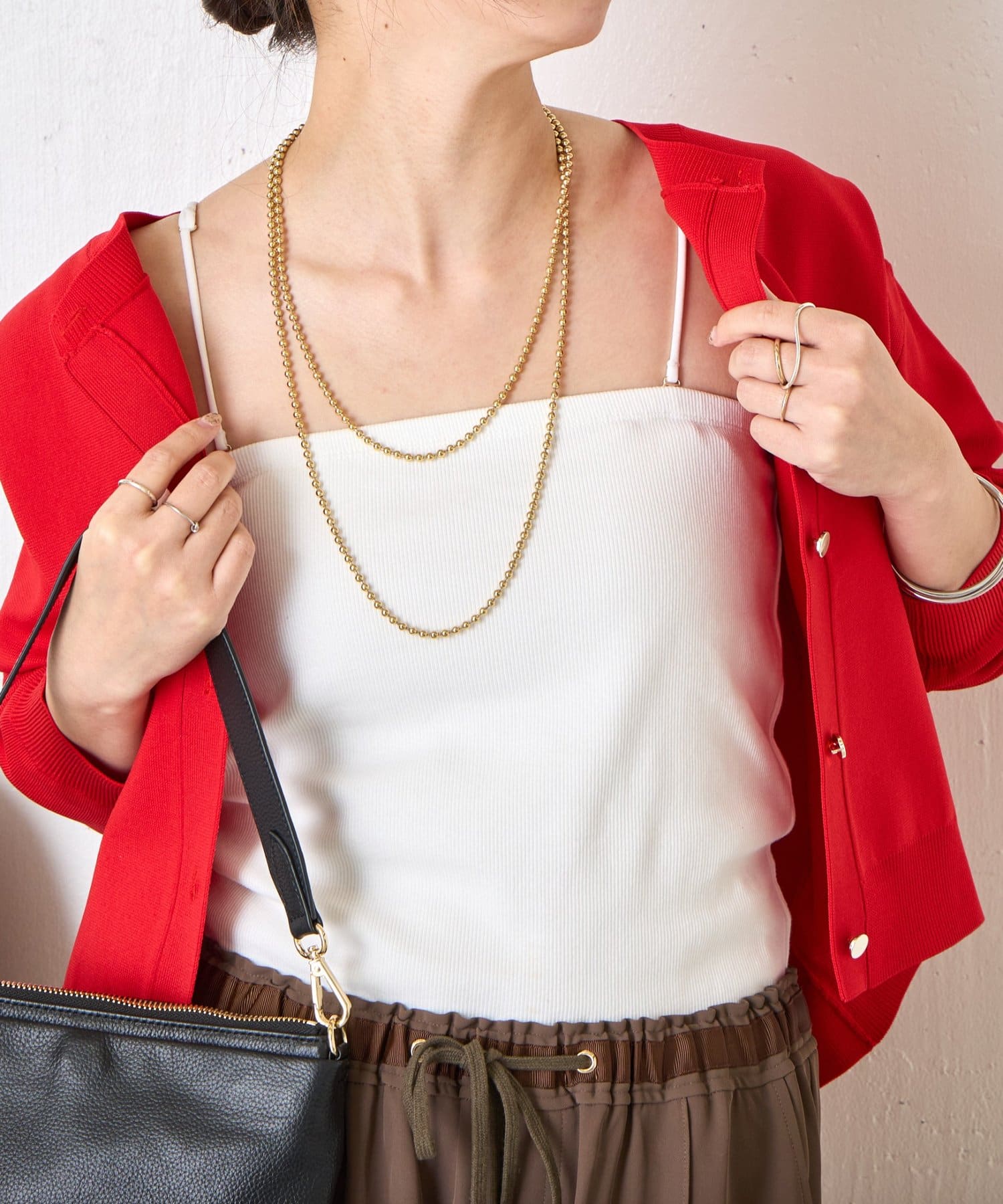 Jena　espace merveilleux(ジェナ　エスパスメルヴェイユ) 【さわ企画】【WEB限定】スクエアキャミソール