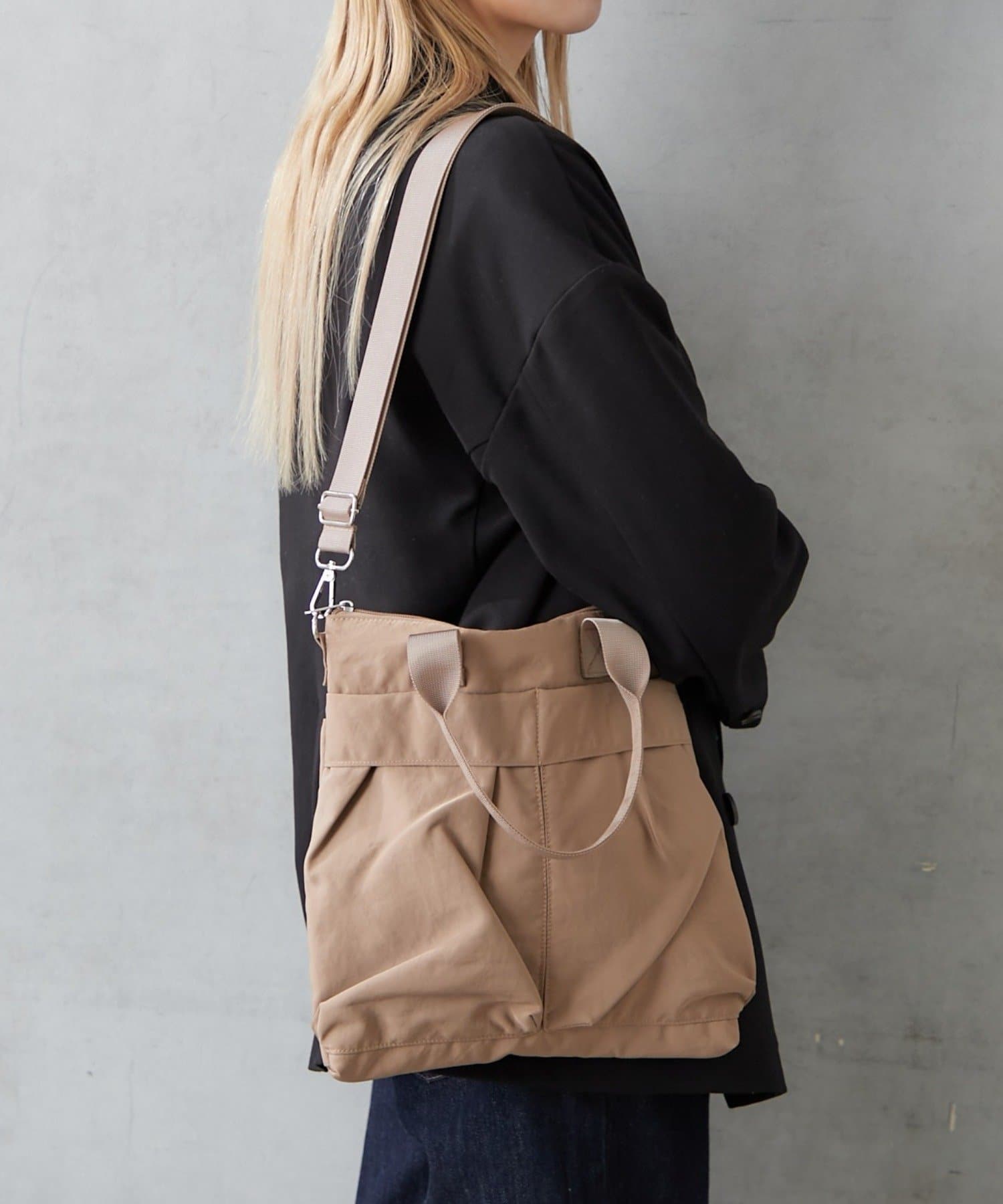 BIRTHDAY BAR(バースデイバー) ナイロンダブルポケット2WAYバッグ