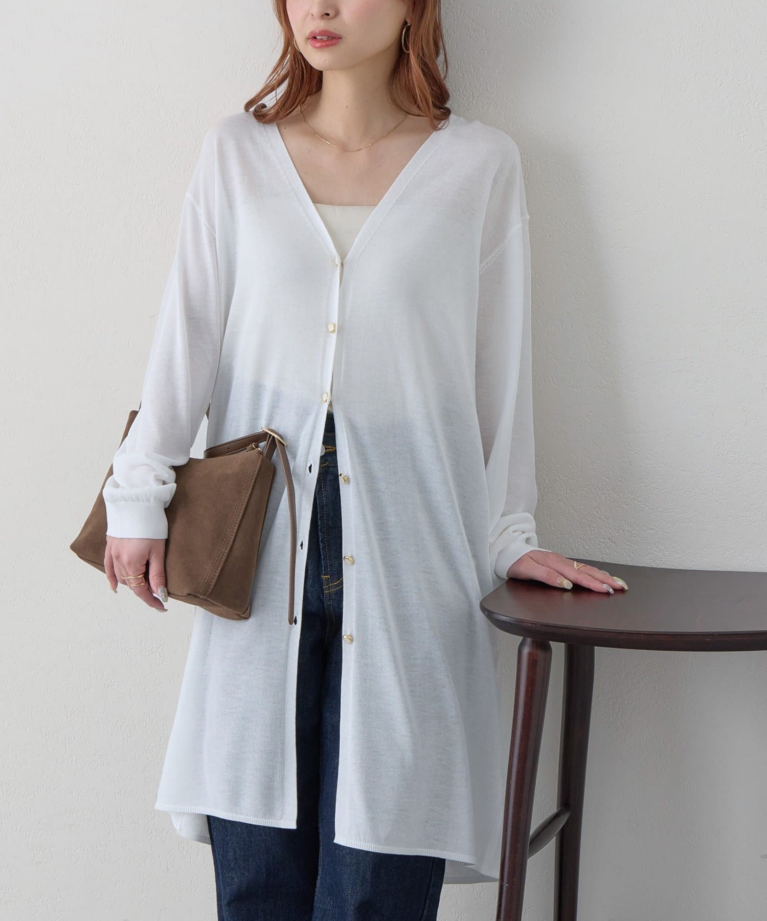 DISCOAT(ディスコート) 【NOKA/接触冷感/UVカット】多機能ロングカーデ