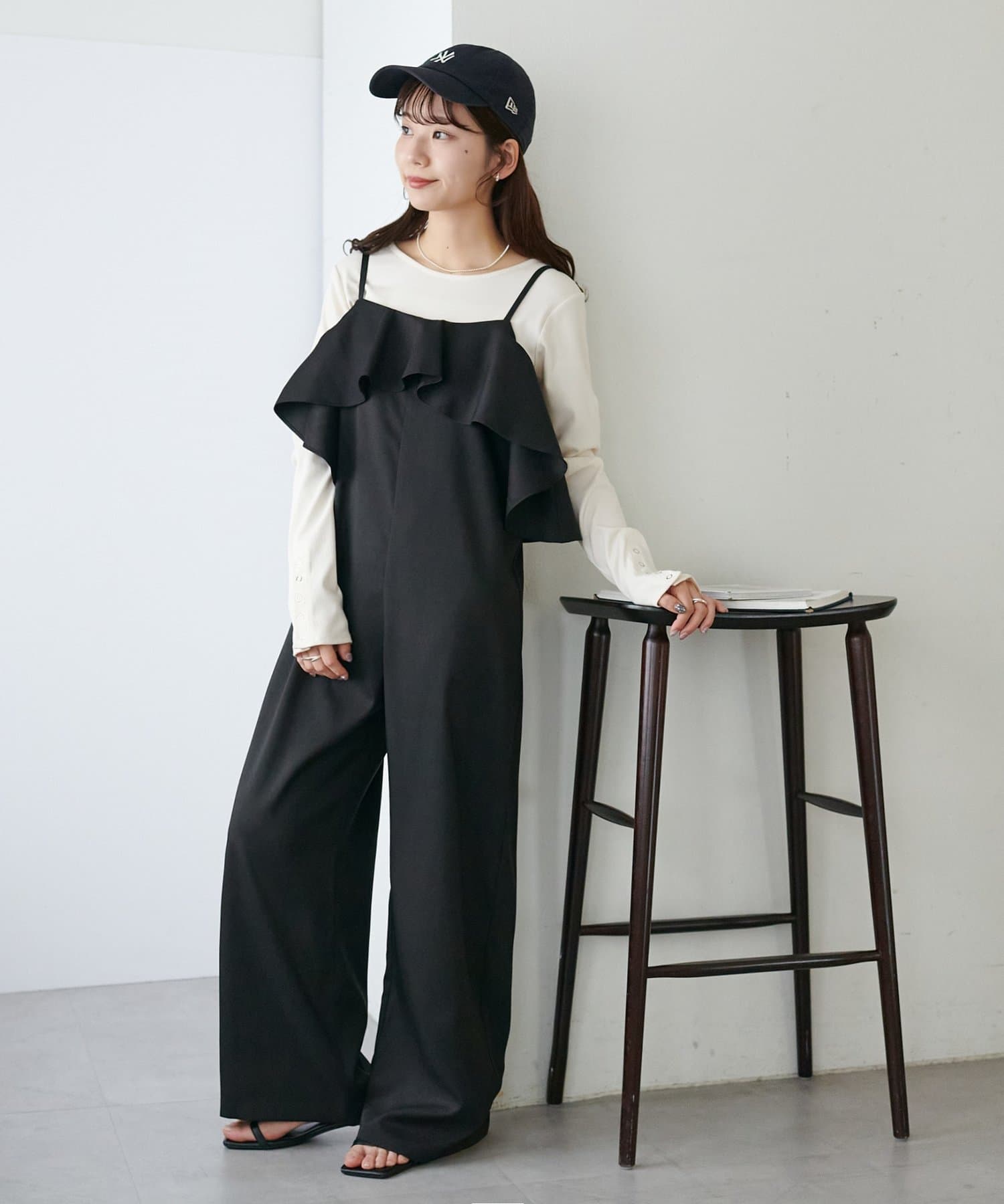 SS先行予約/WEB限定】ラッフルサロペット | DISCOAT(ディスコート