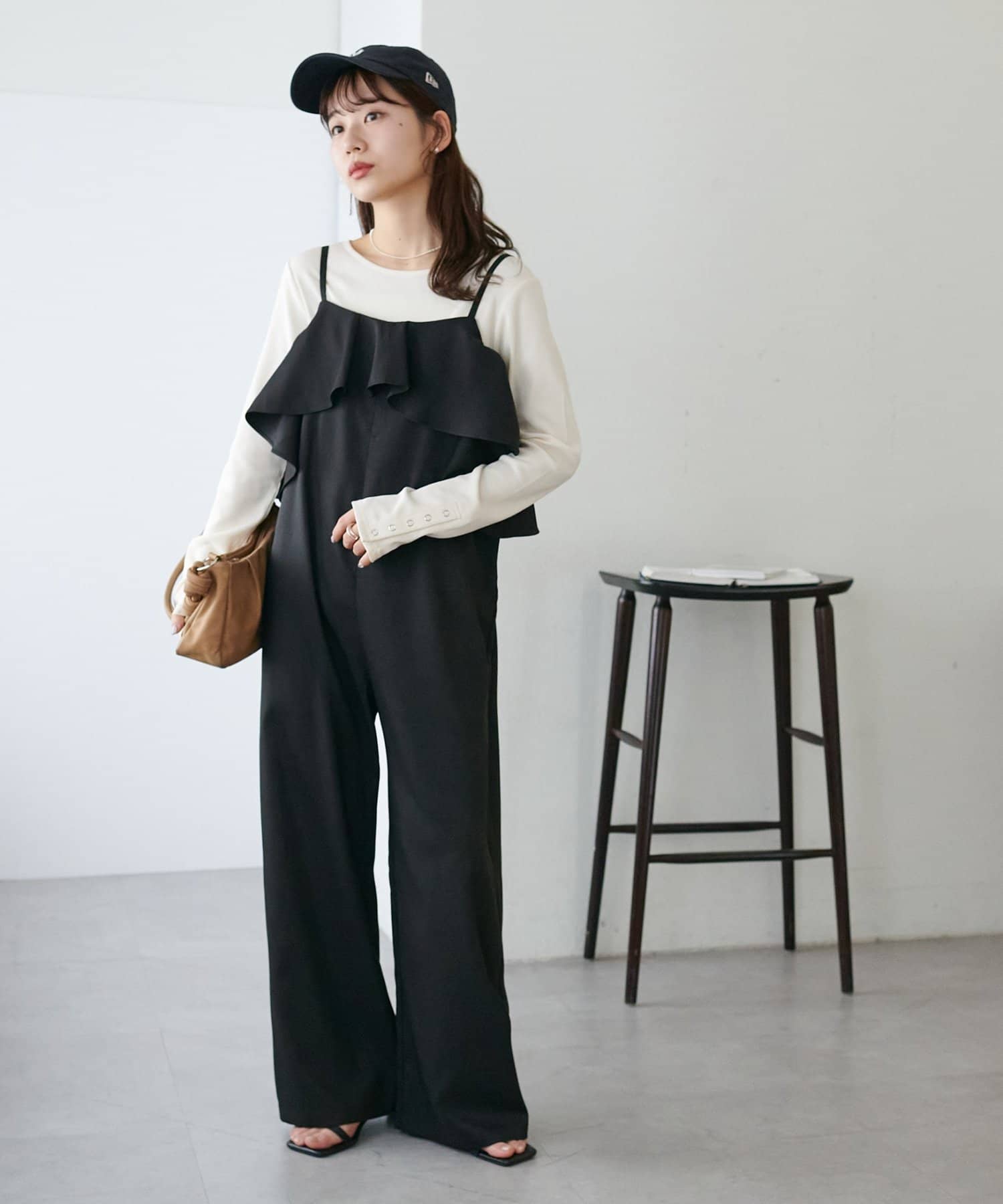 SS先行予約/WEB限定】ラッフルサロペット | DISCOAT(ディスコート