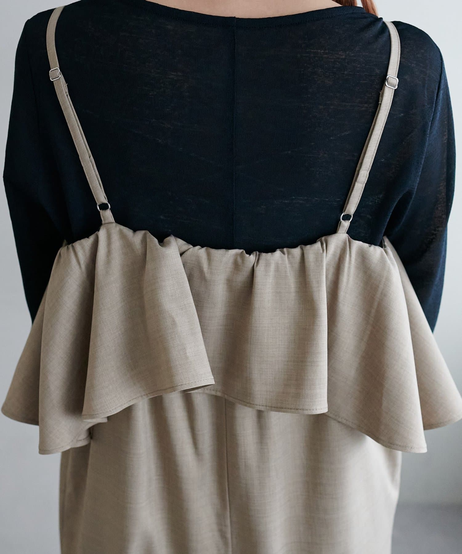 DISCOAT(ディスコート) 【WEB限定】ラッフルサロペット